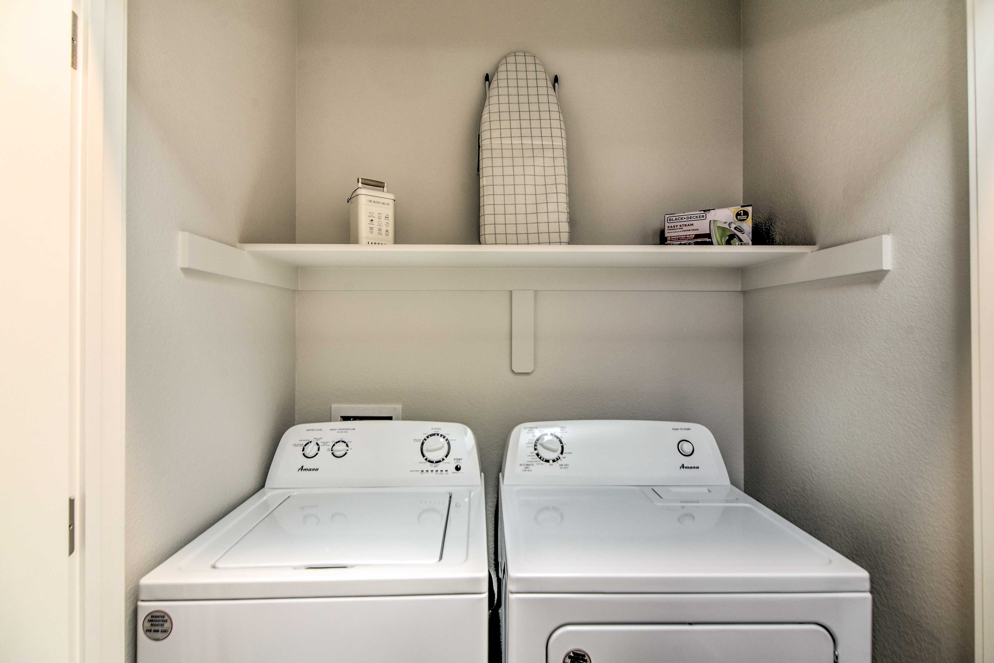 Laundry Area | Detergent Provided