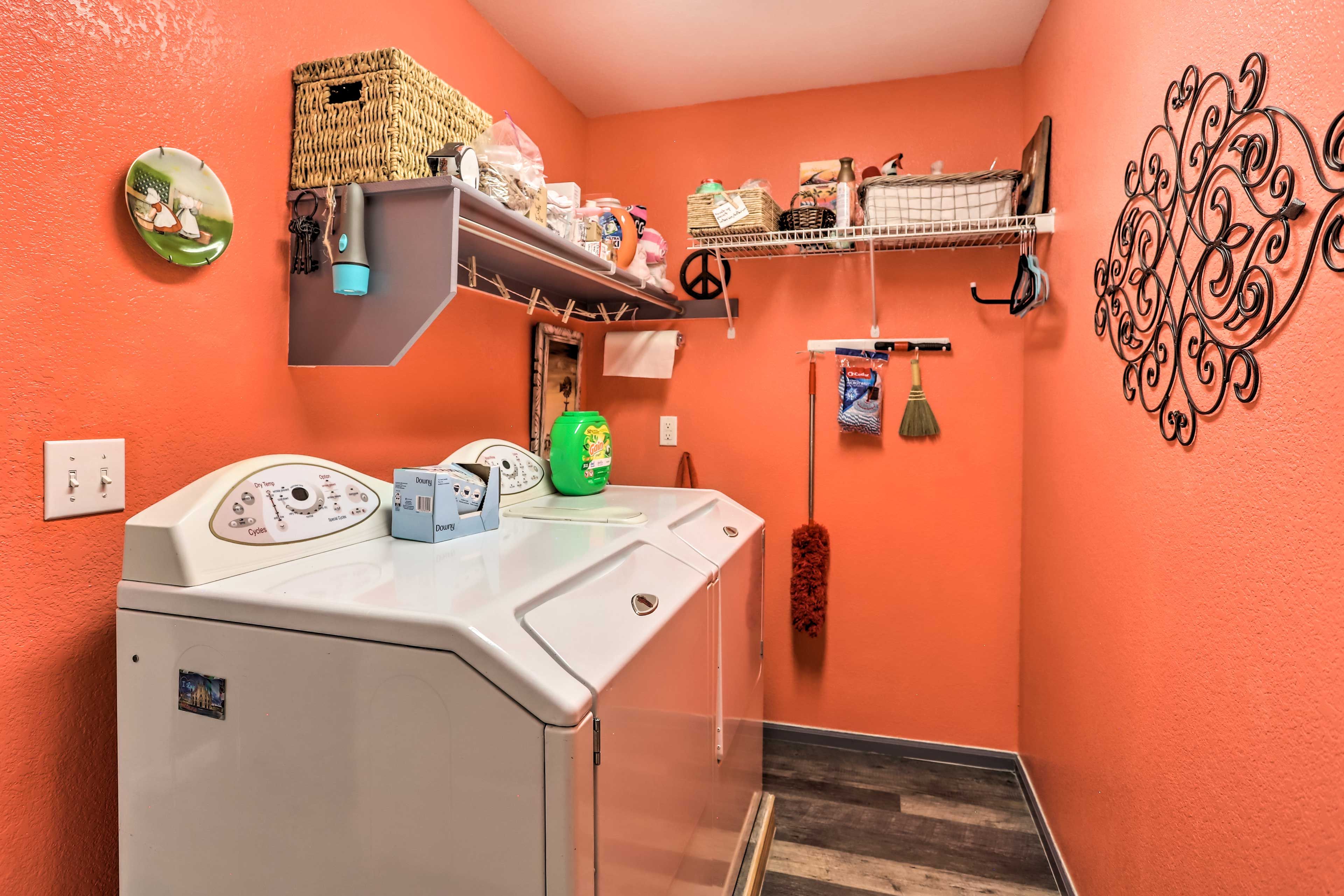 Laundry Area | Detergent Provided