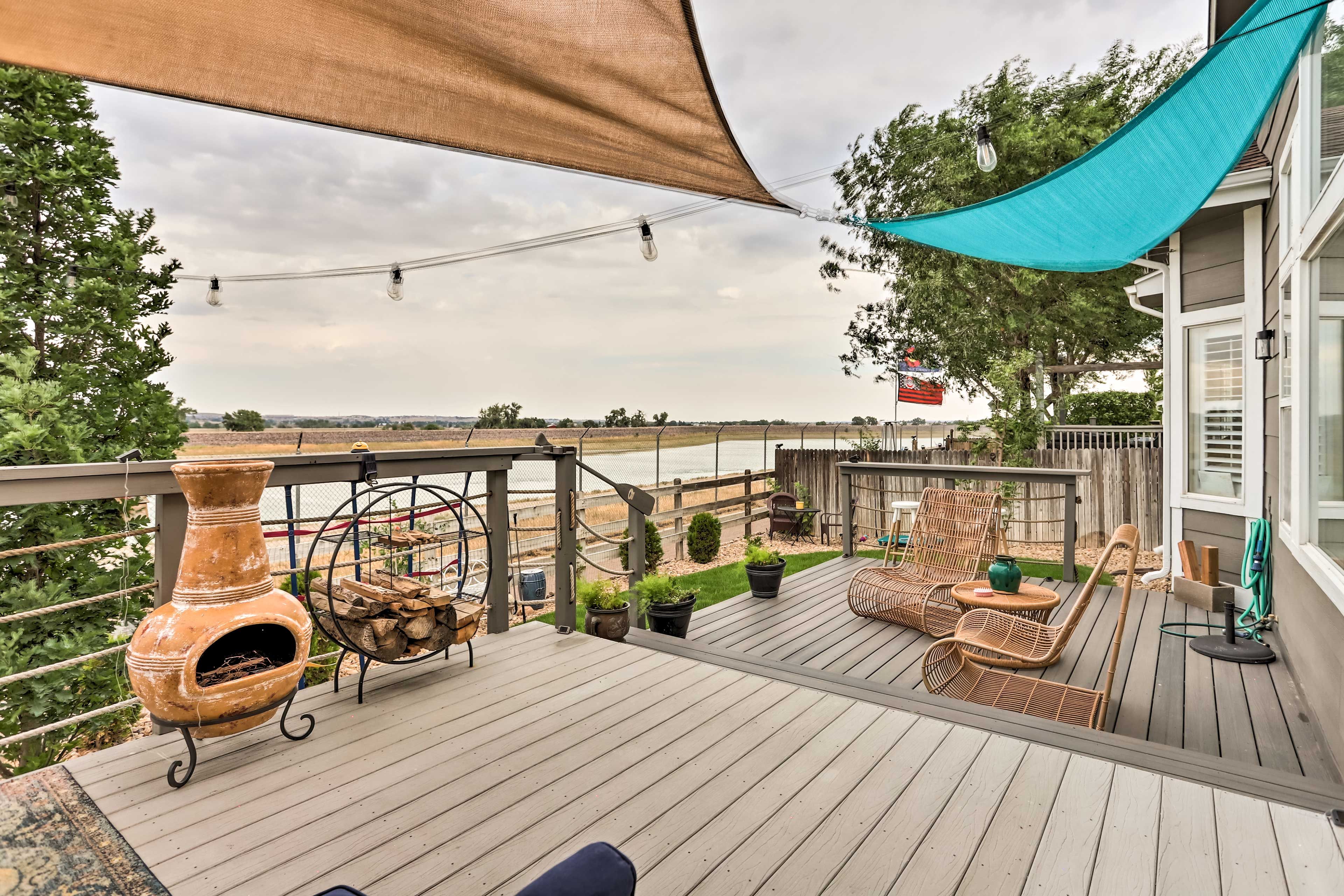 Deck | Outdoor Seating | Fenced-In Yard