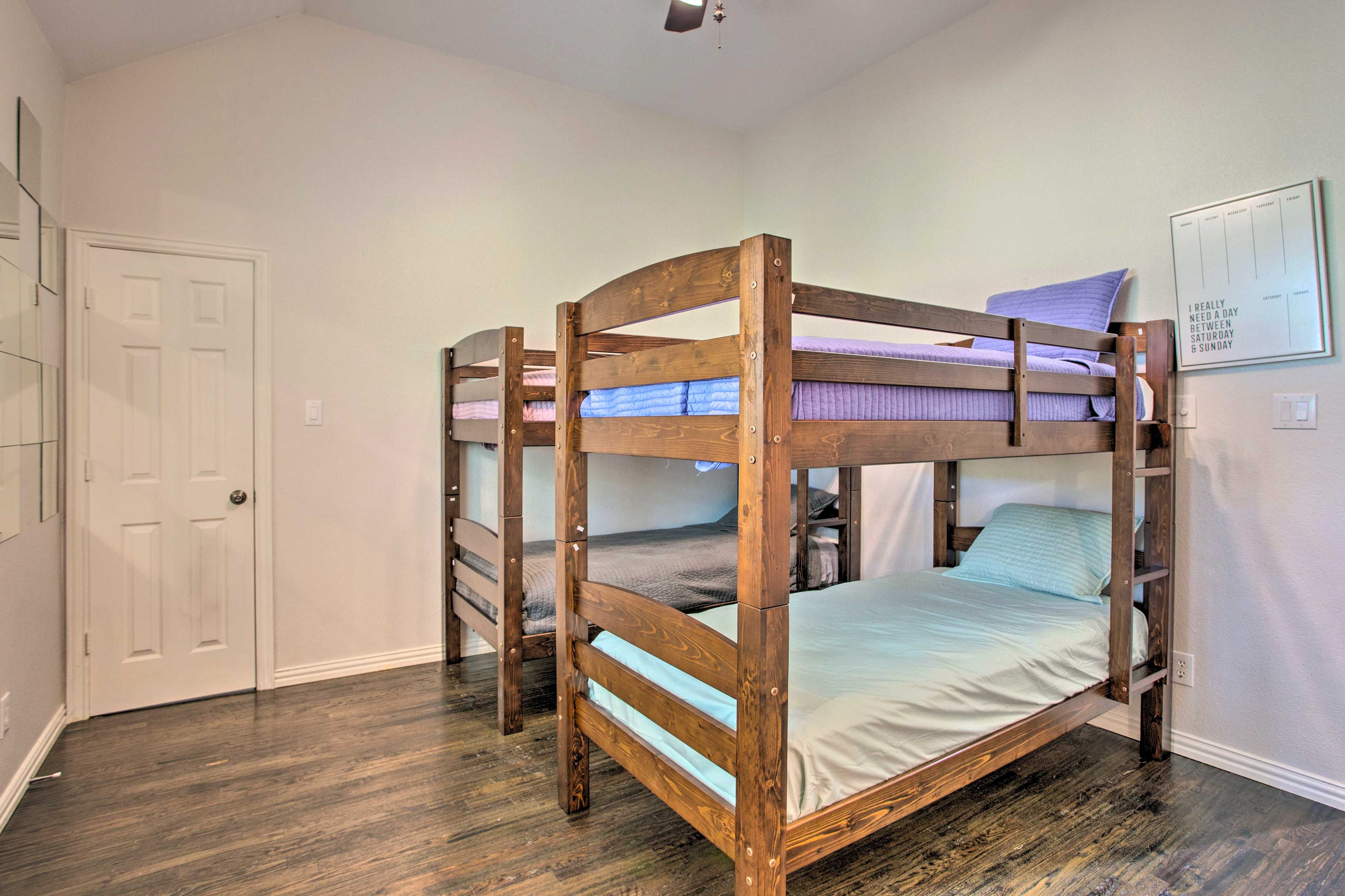 Bedroom 5 | 2 Twin Bunk Beds | Linens Provided