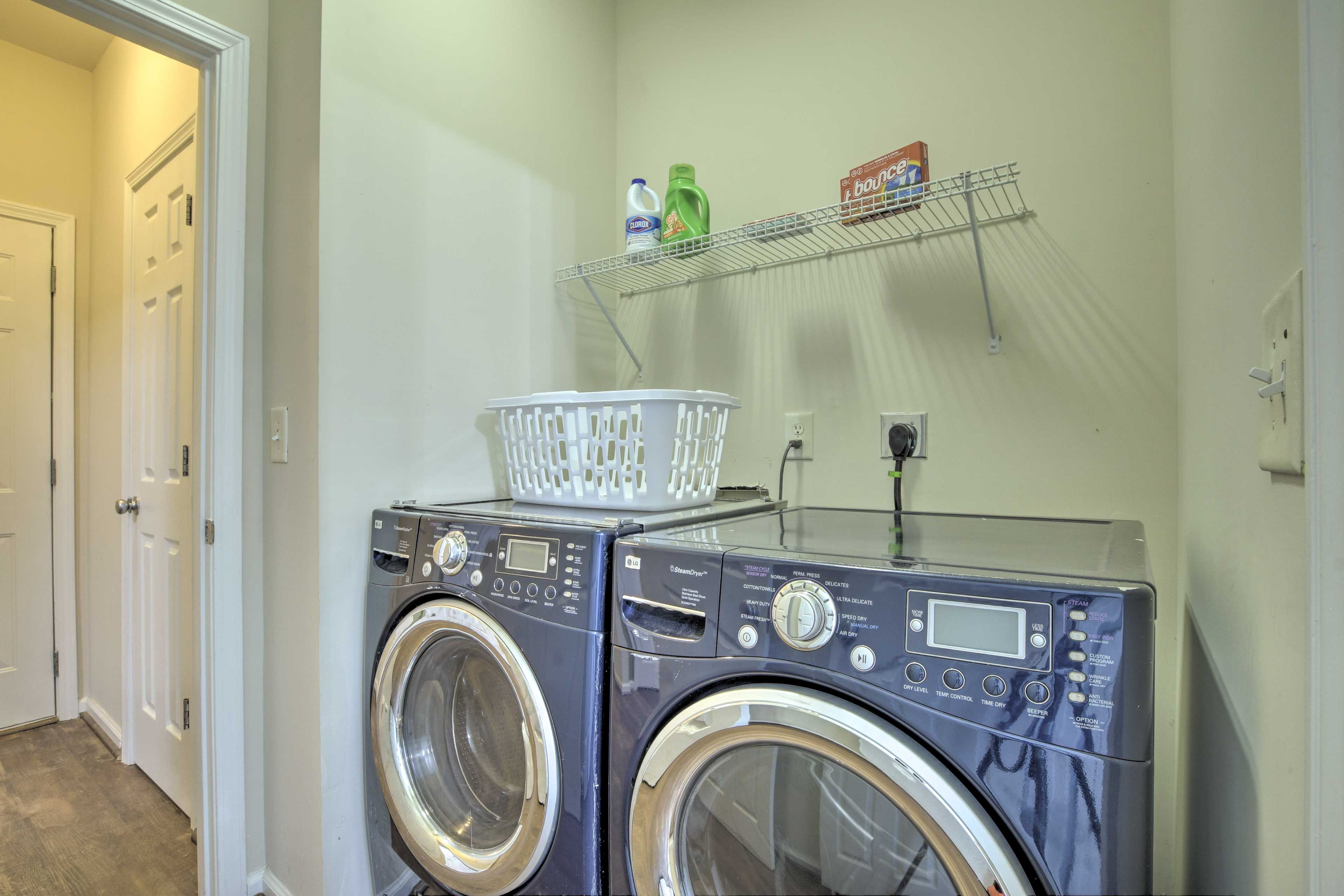 Laundry Room | 1st Floor | Iron + Board | Laundry Detergent