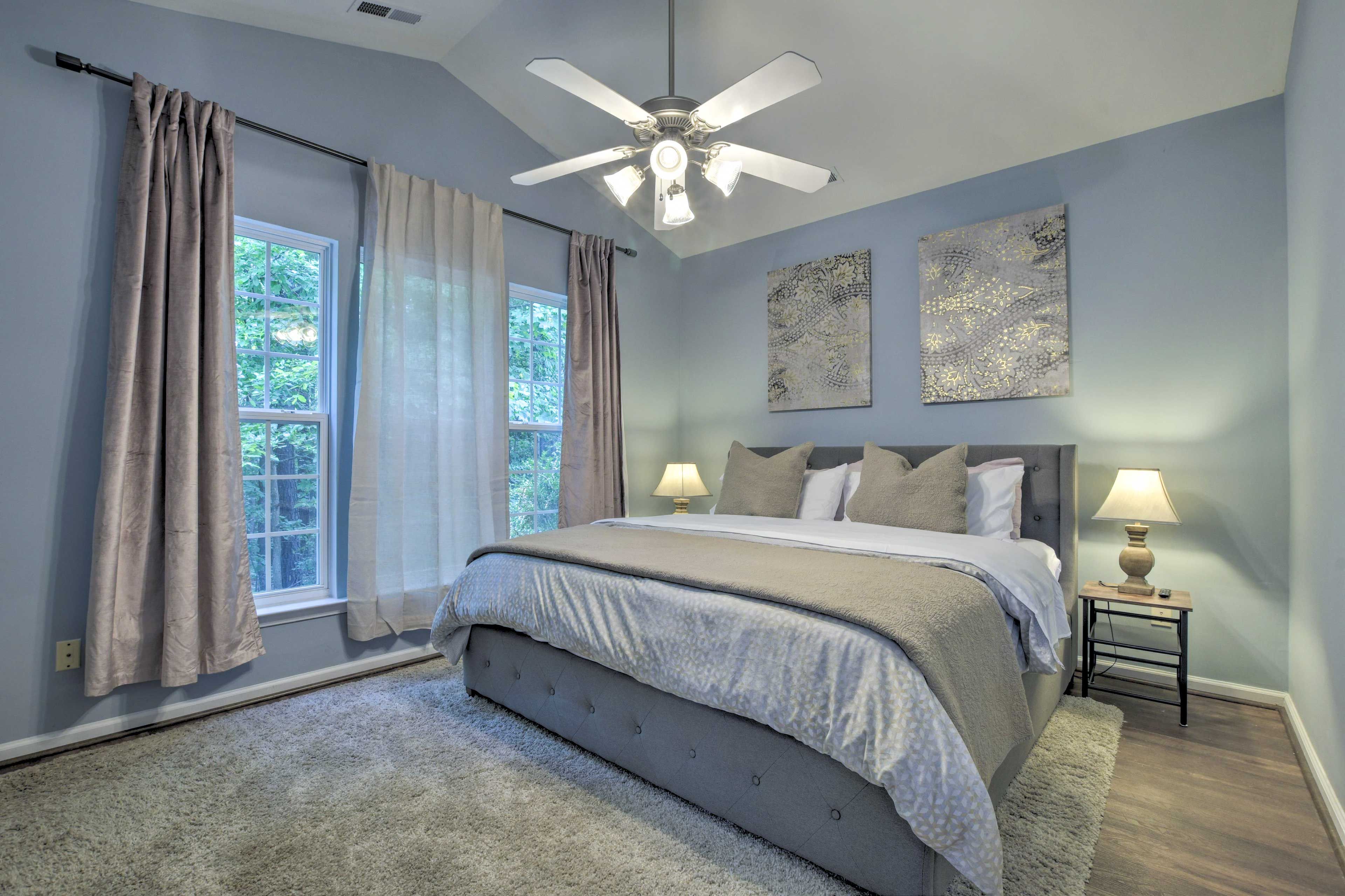 Bedroom 1 | 2nd Floor | King Bed | Linens Provided