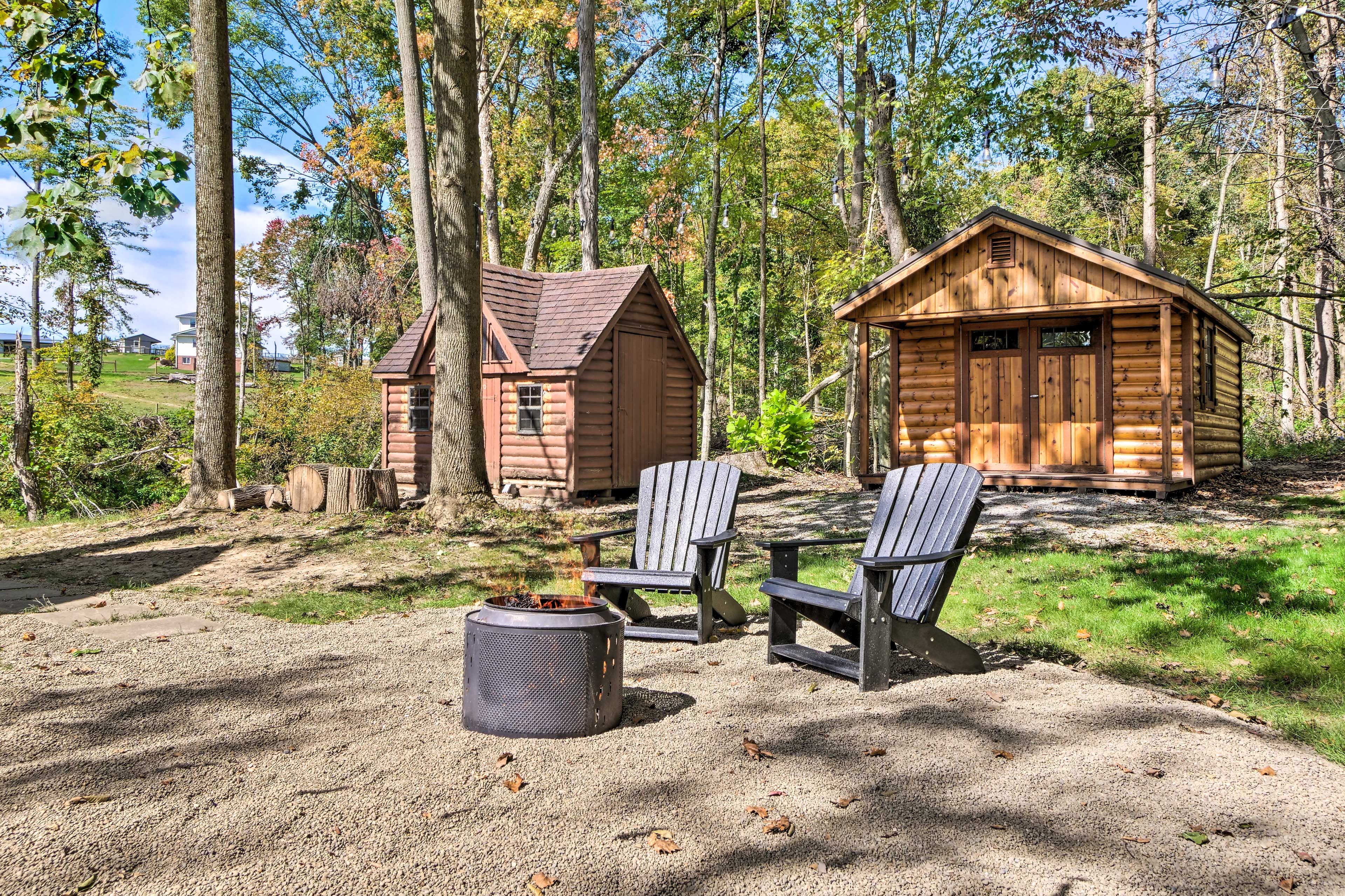 Studio Exterior | Wood-Burning Fire Pit