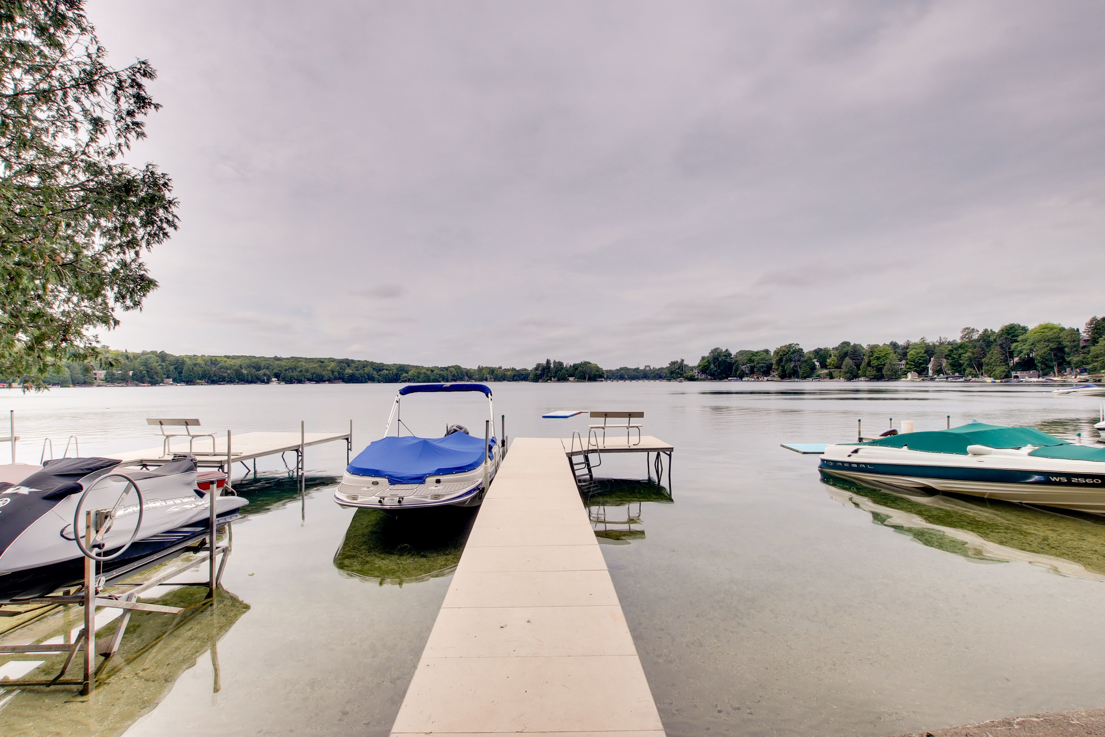 Cottage Exterior | Private Pier | Motorized Boats Not Available For Guest Use