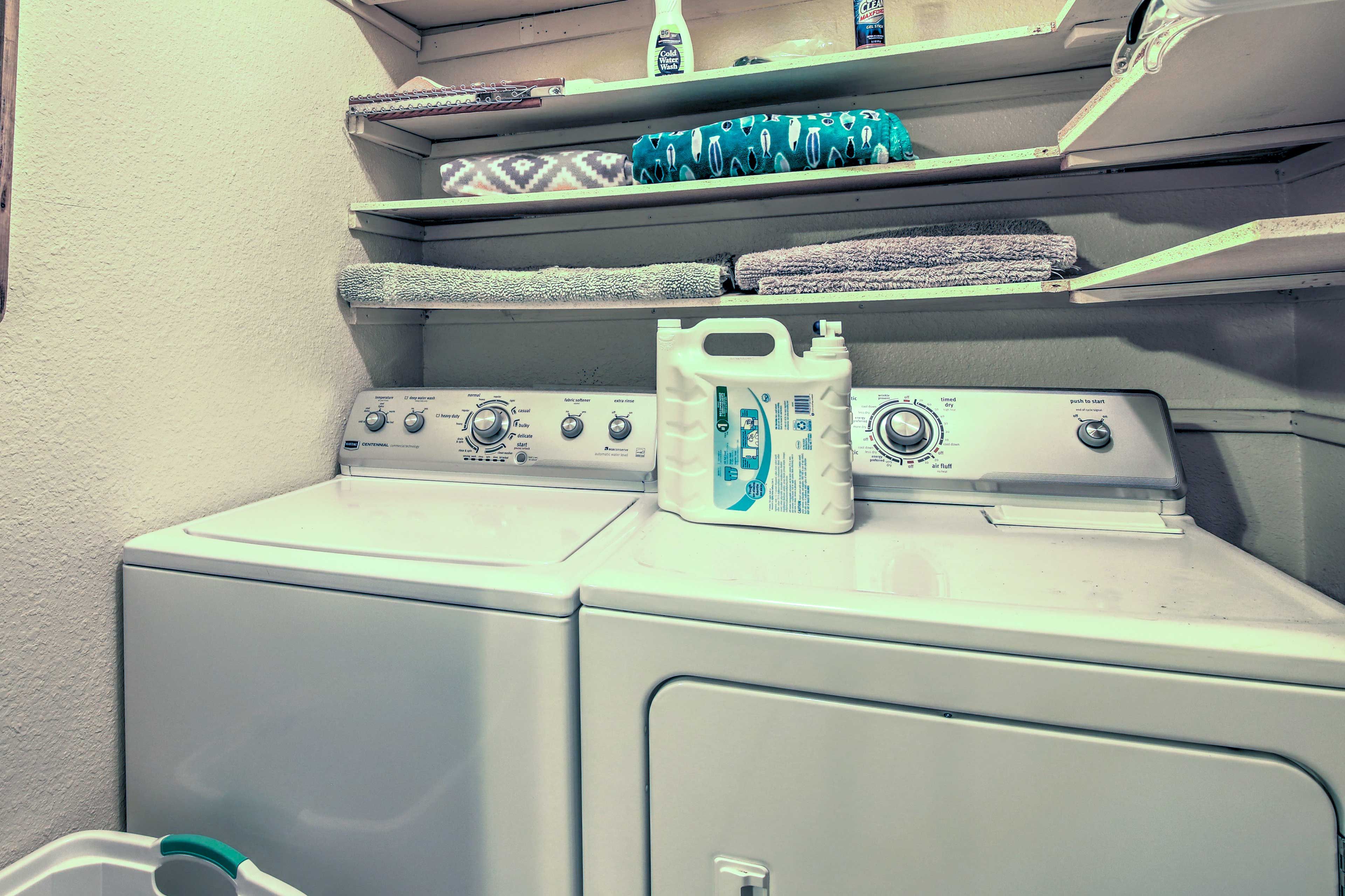 Laundry Area | Detergent Provided