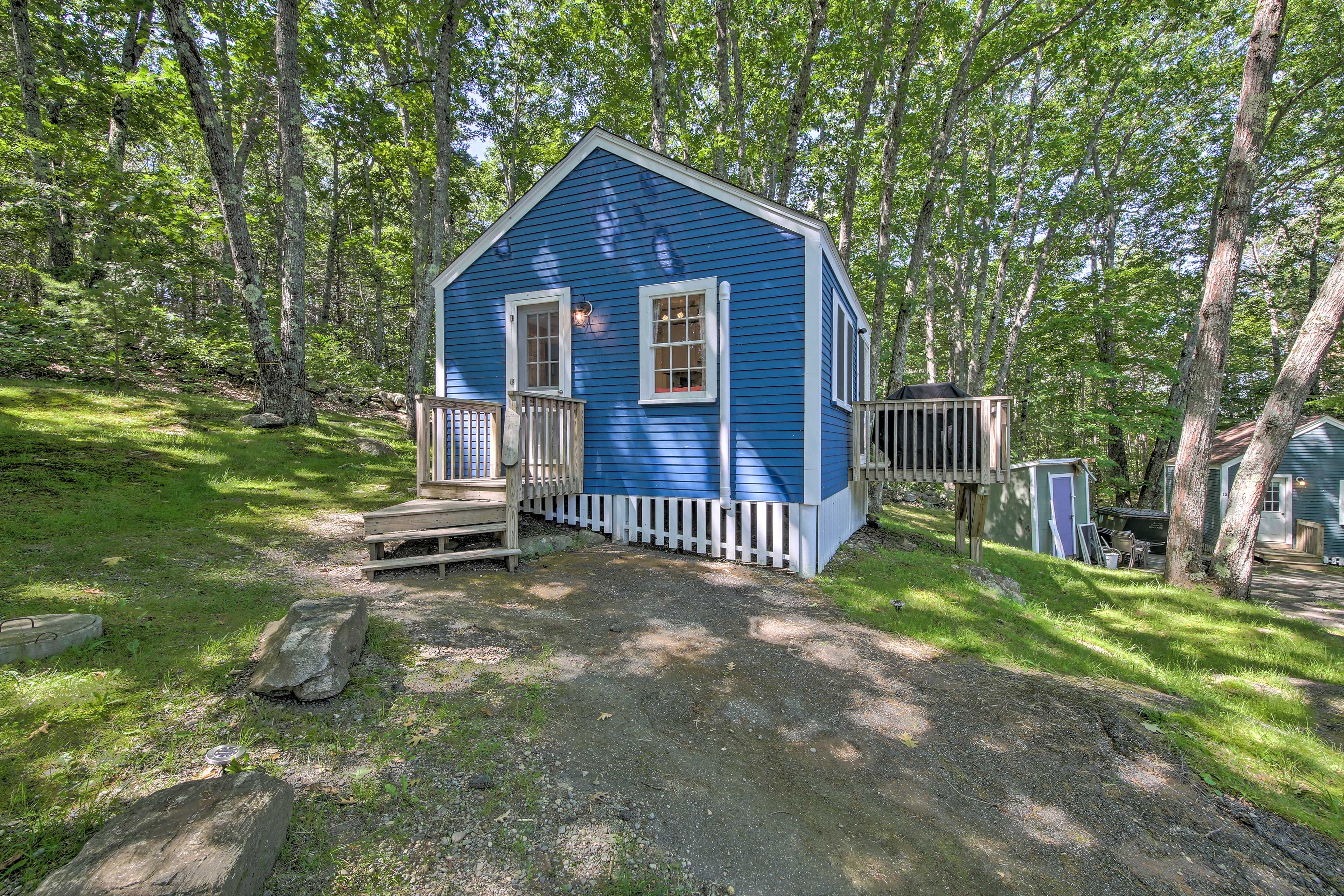 Cottage Exterior | Driveway Parking (2 Vehicles)