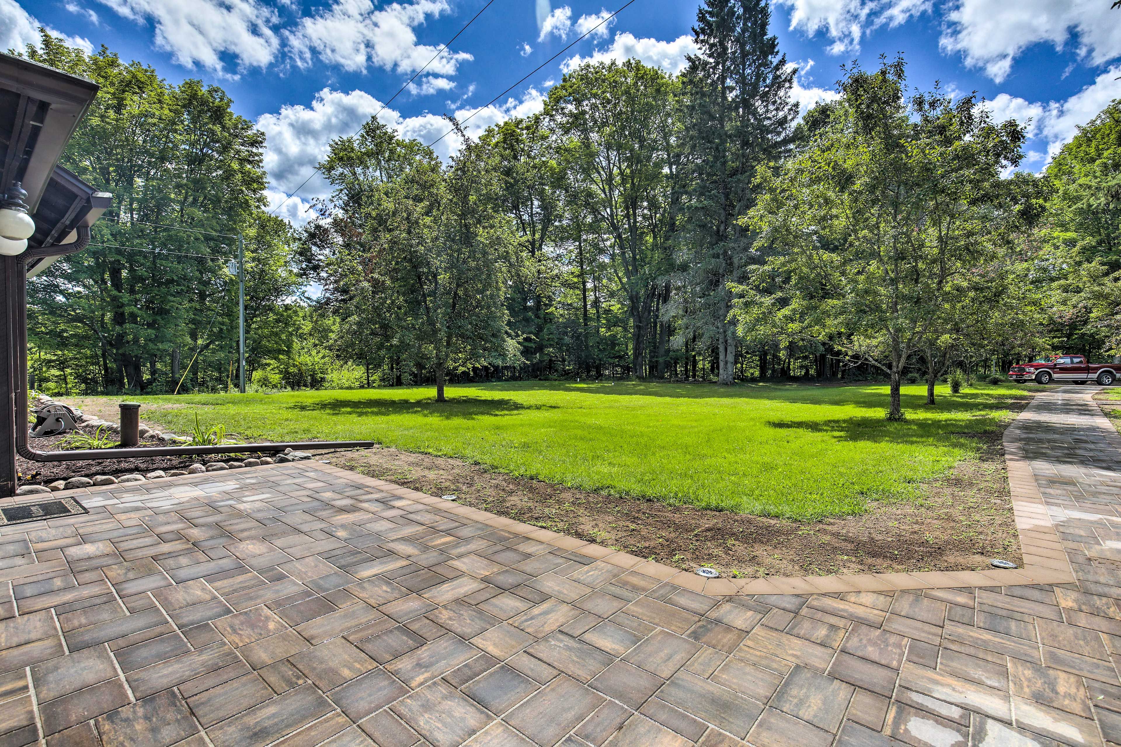 Patio | Wooded Backyard