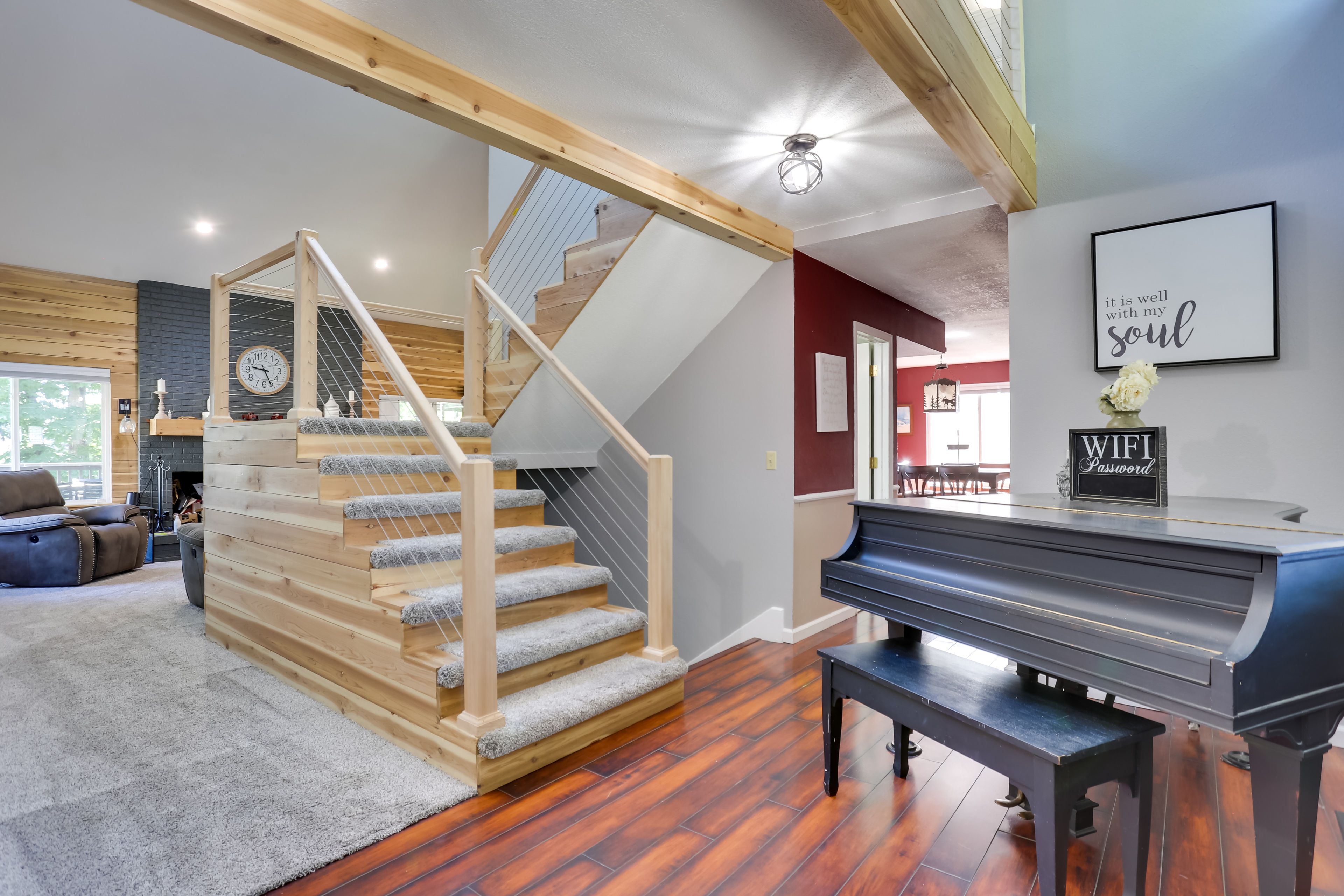 Living Room | Entryway | Open-Concept Living | Free WiFi