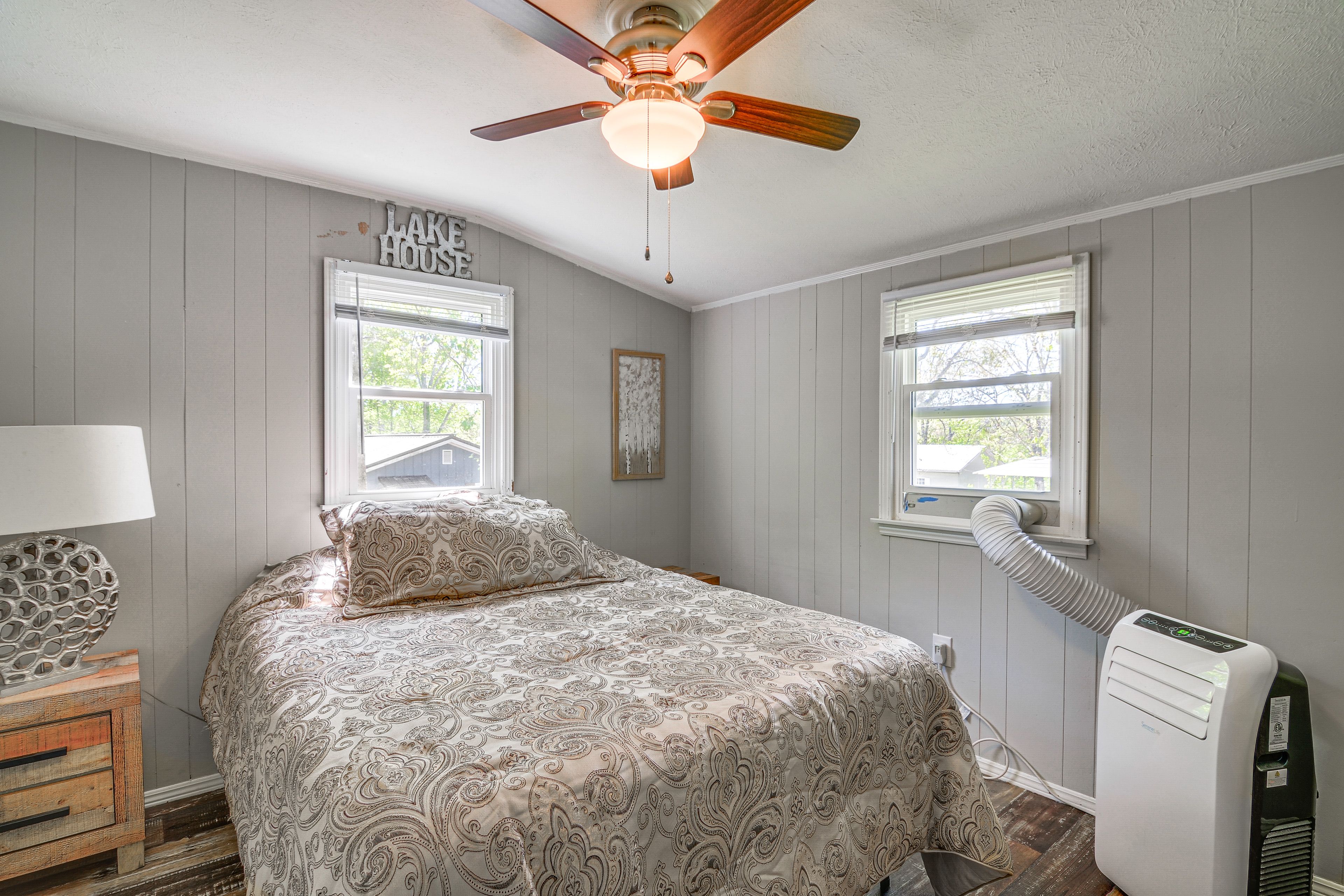 Bedroom 1 | Queen Bed | A/C & Heating Unit | Linens Provided