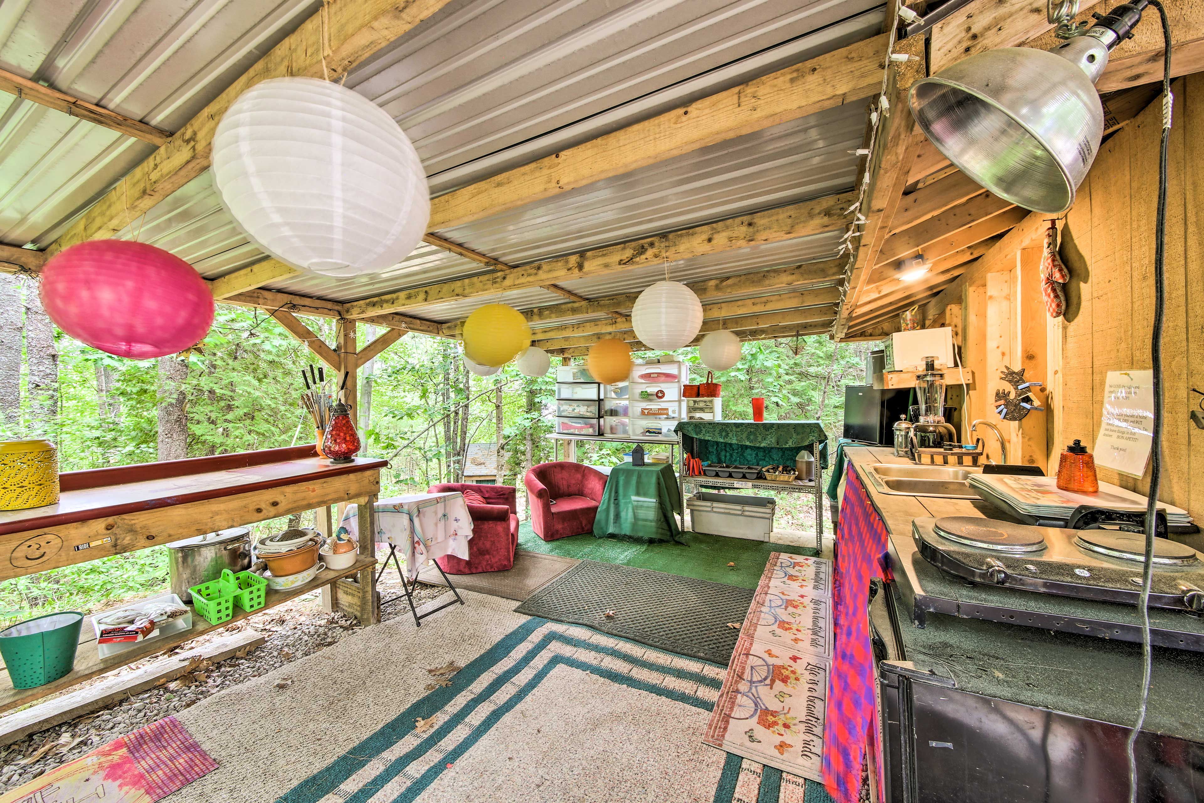 Shared Outdoor Kitchen