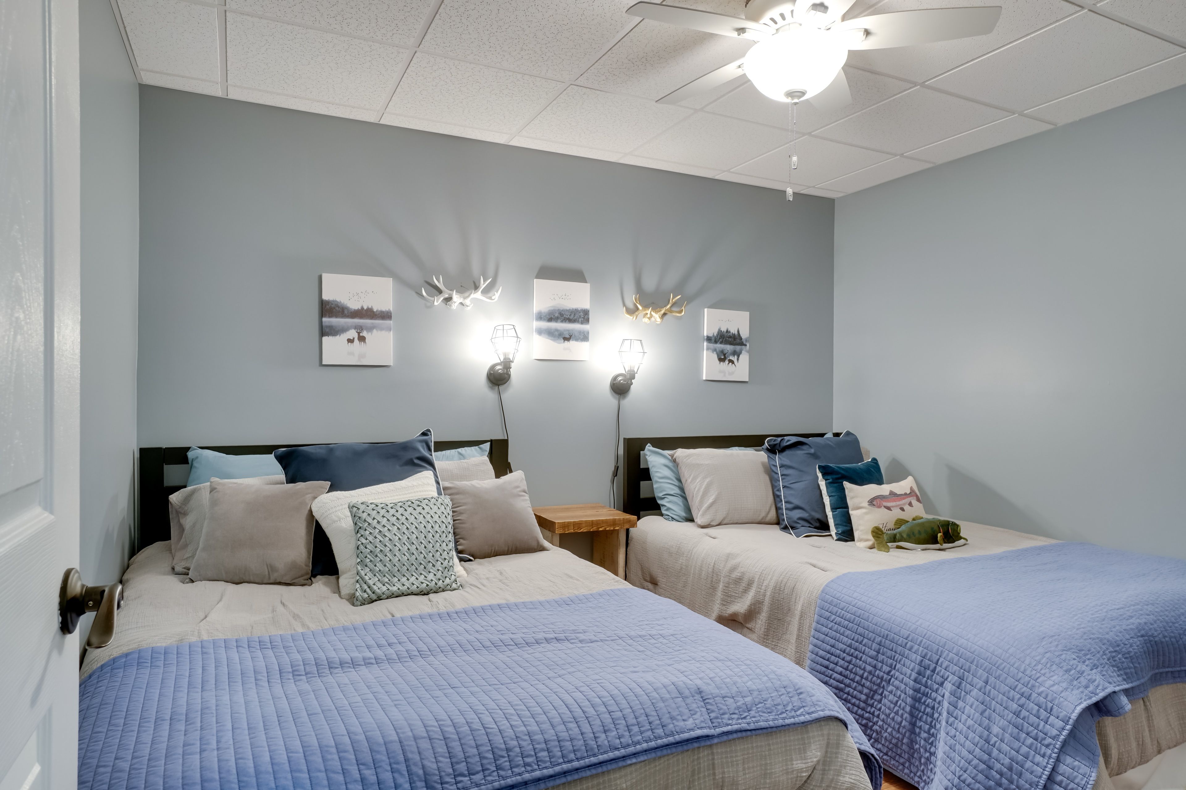 Bedroom 5 | 2 Queen Beds | Basement