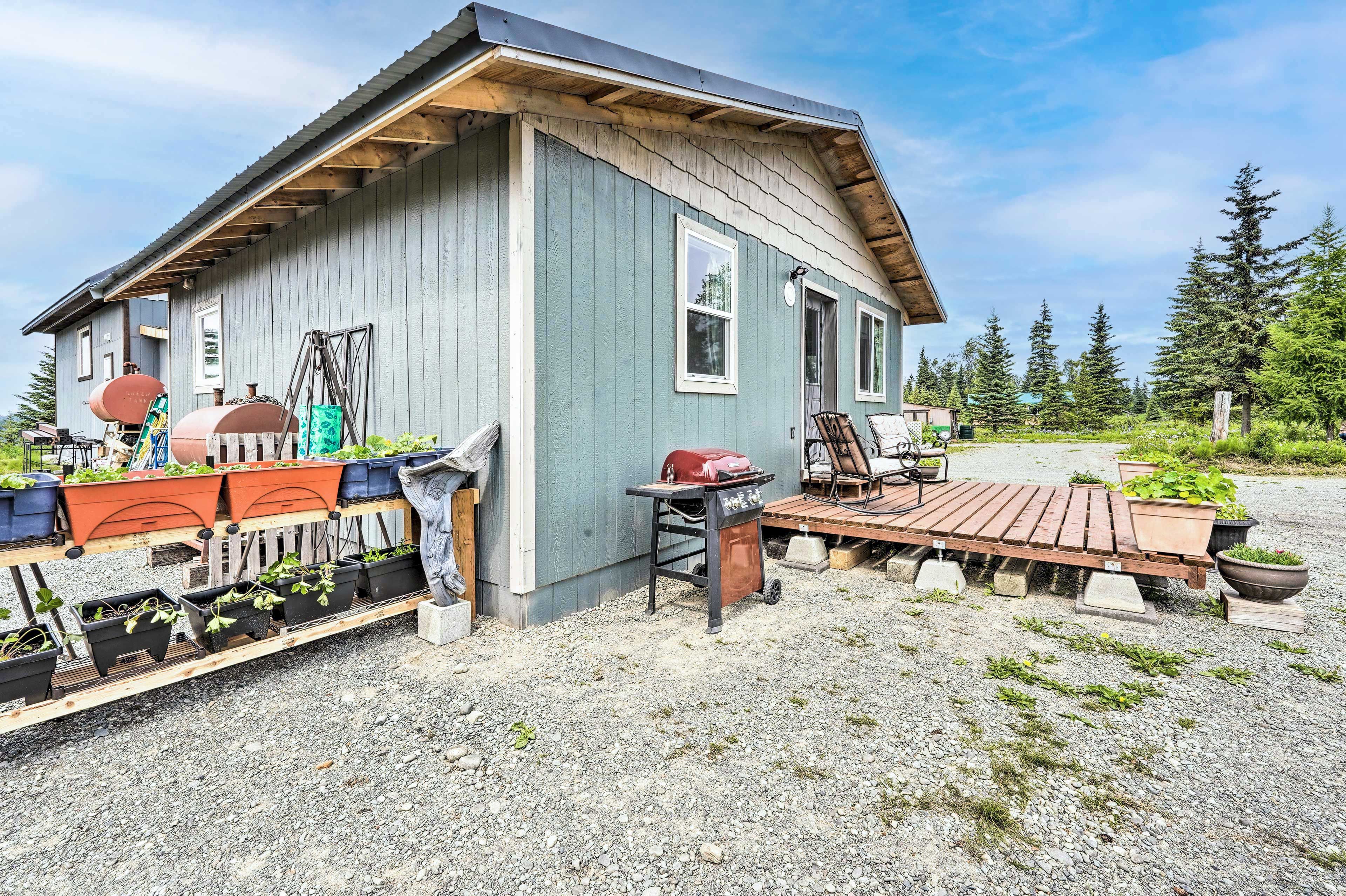 Cottage Exterior | Gas Grill | Garden