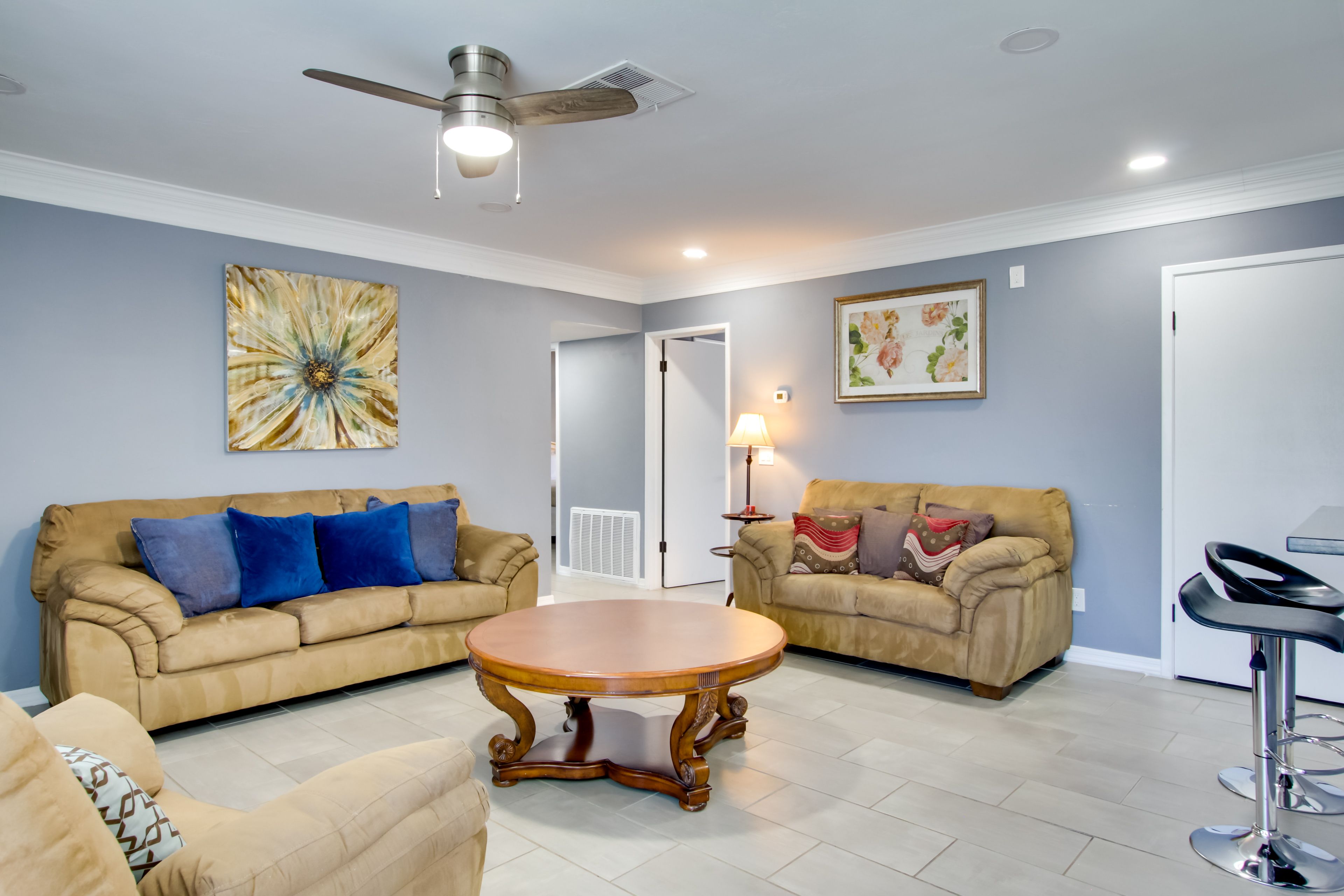 Sitting Area | 1st Floor | Central A/C & Heating | Board Games