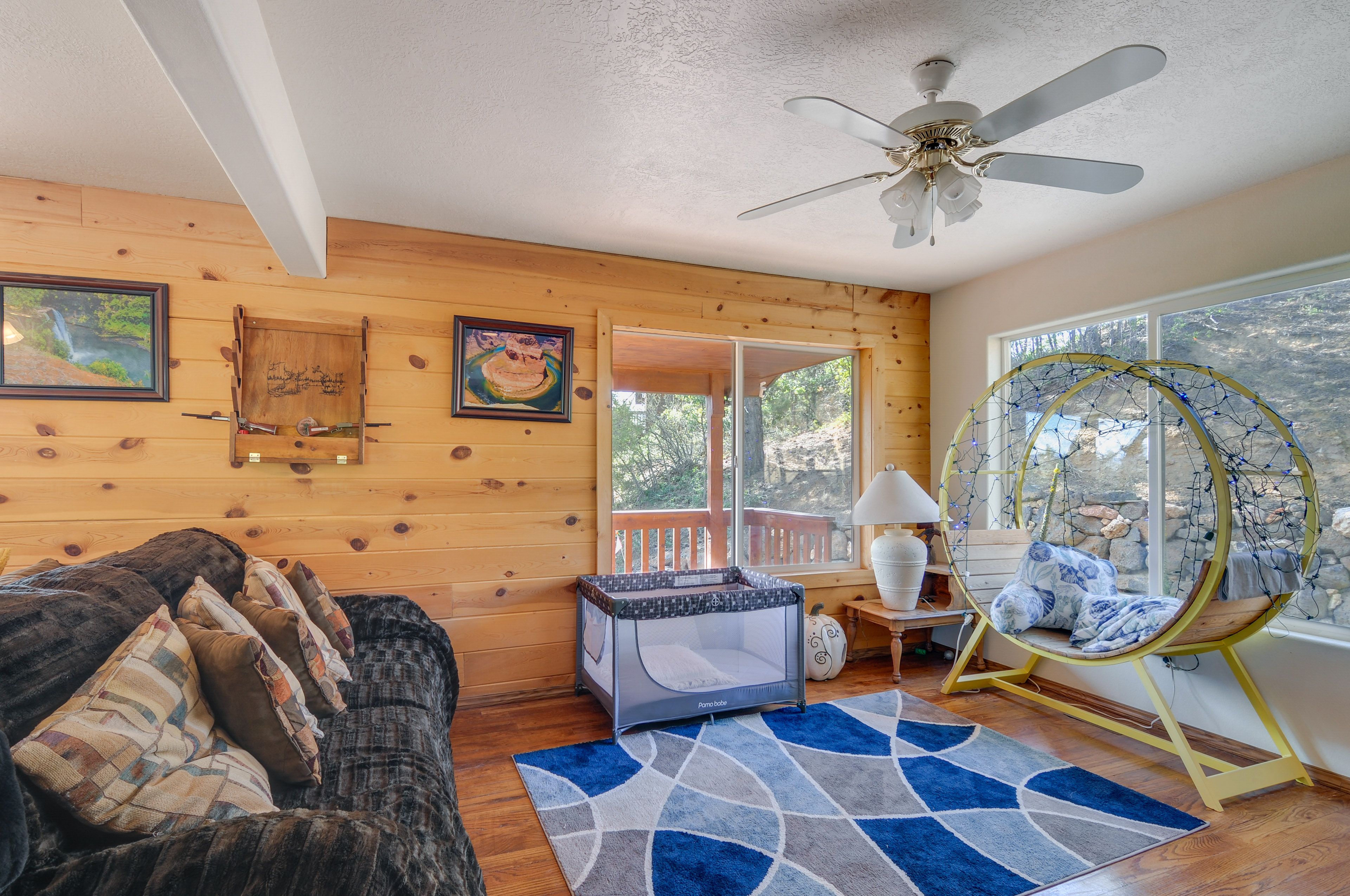 Living Room | Smart TV w/ Cable | Home Theater System | Central Heat