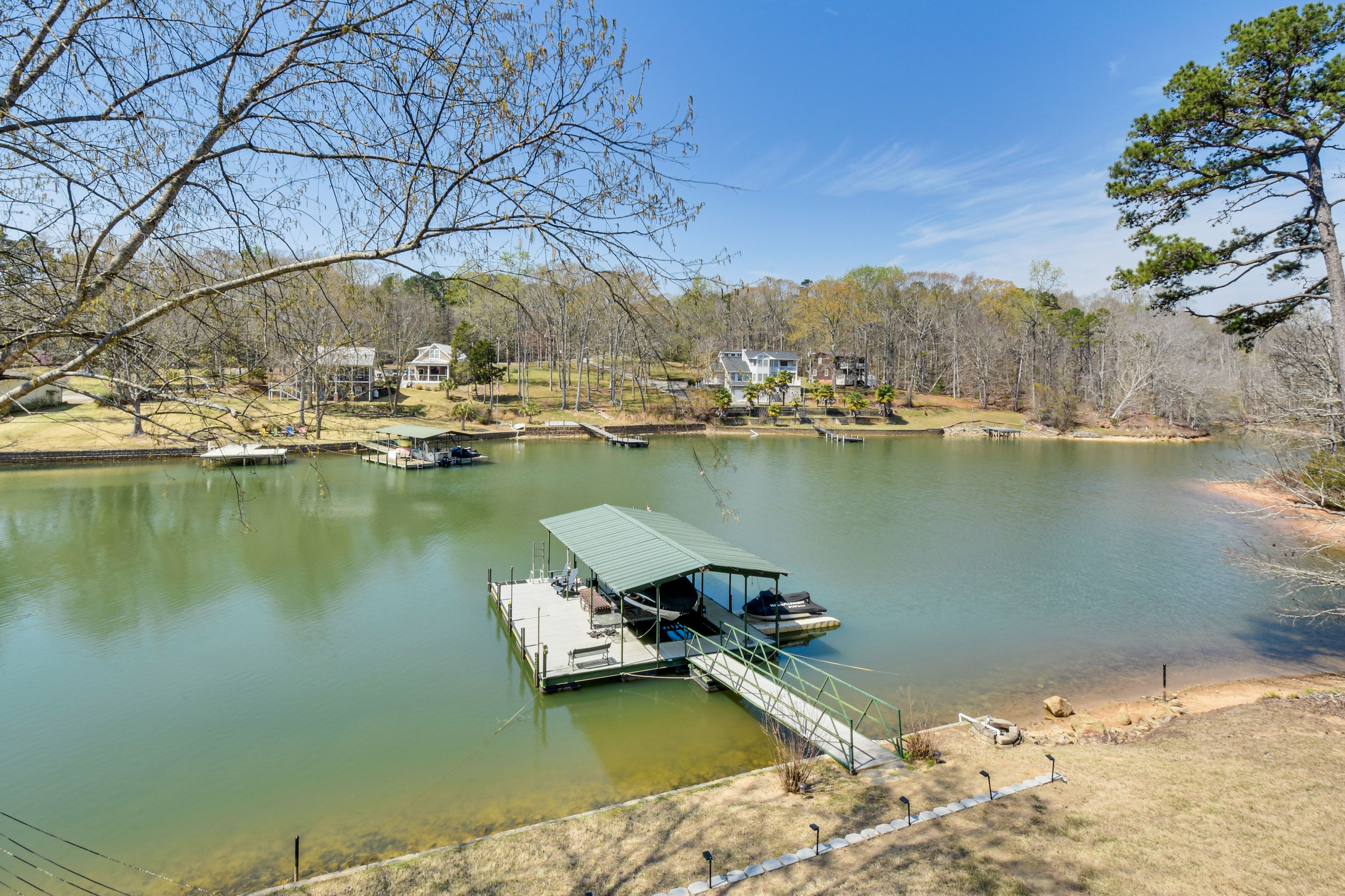 Exterior | Private Boat Dock w/ Direct Lake Access