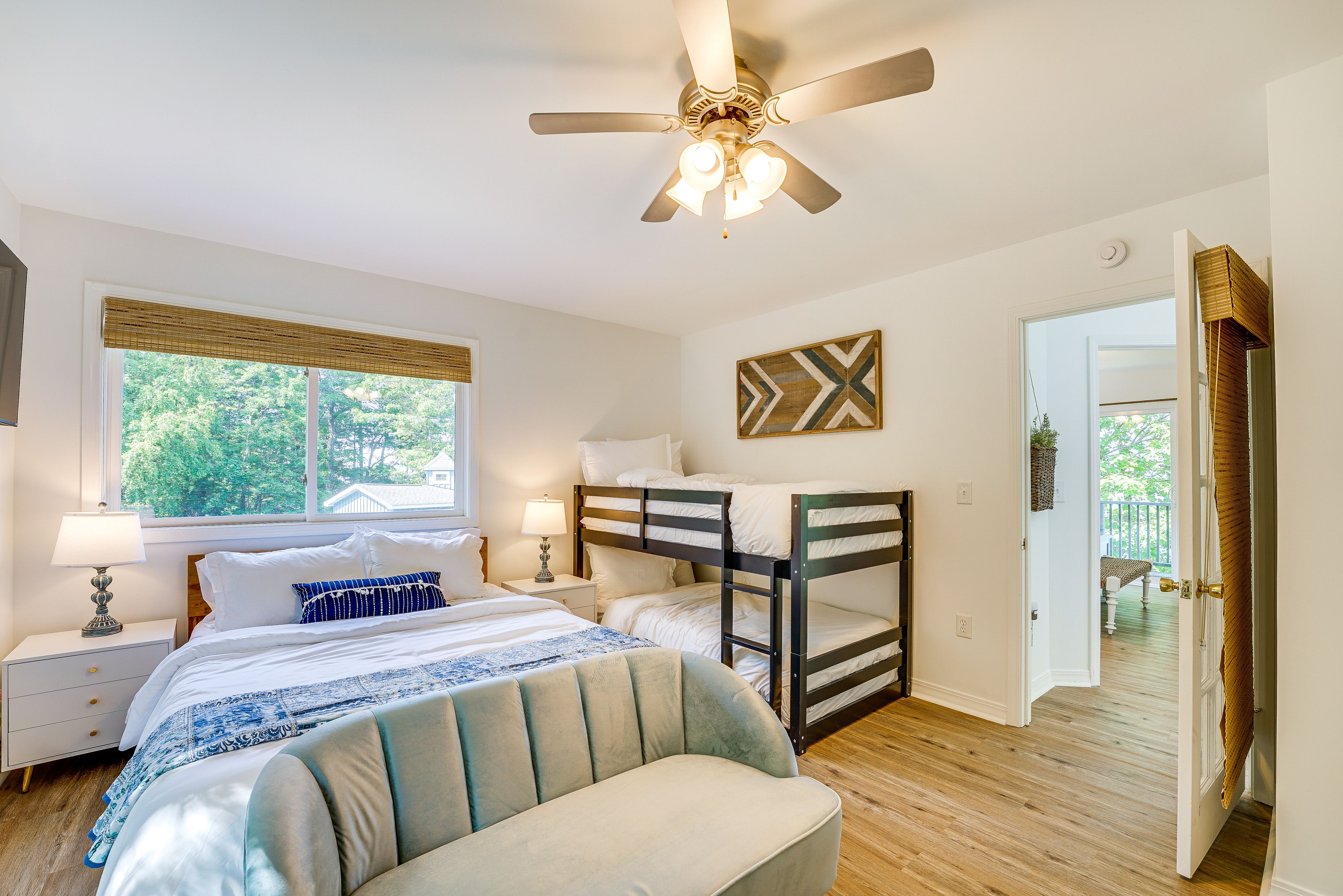 Bedroom 4 | Queen Bed | Twin Bunk Bed | 3rd Floor