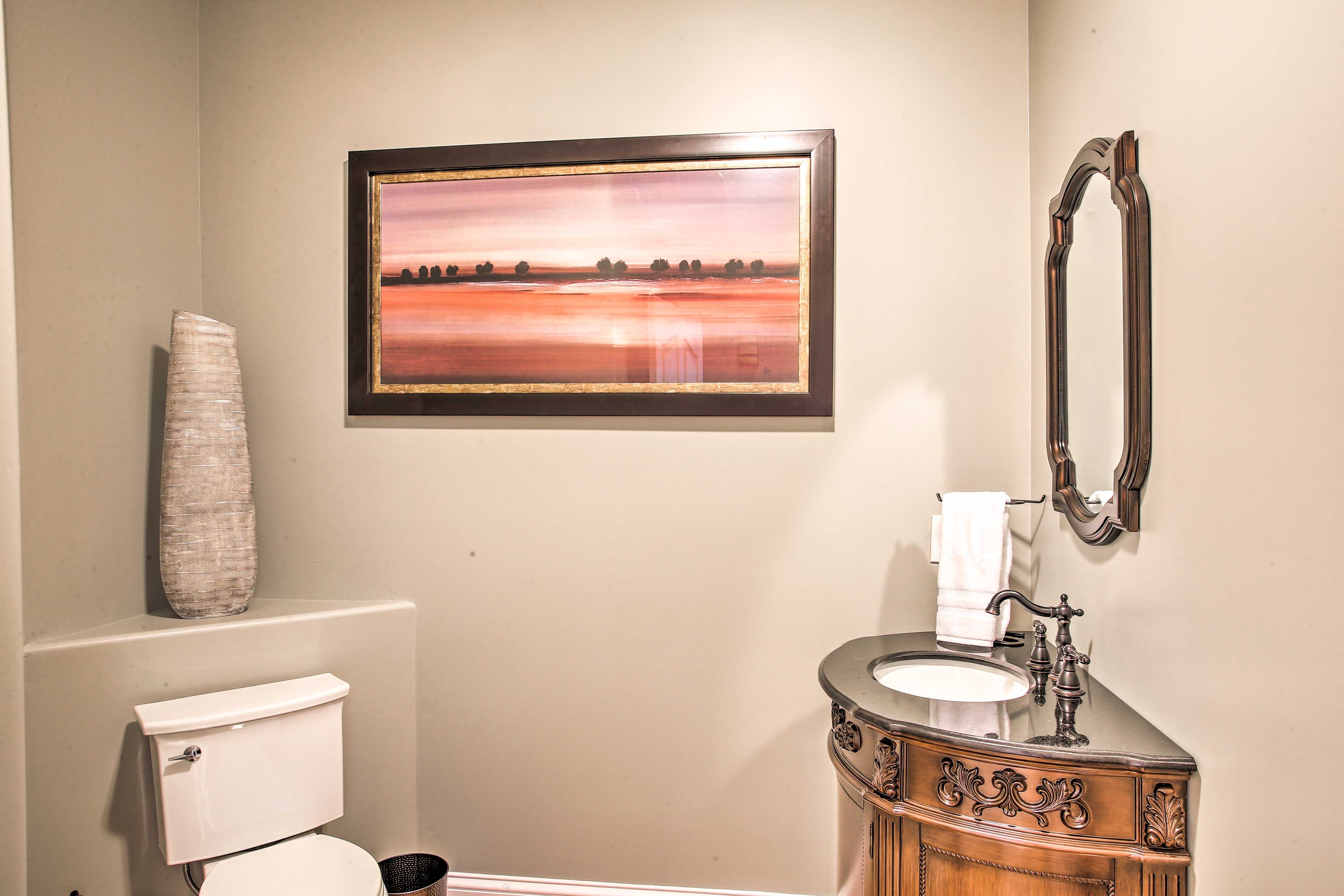 Half Bathroom | Main Level | Washer & Dryer