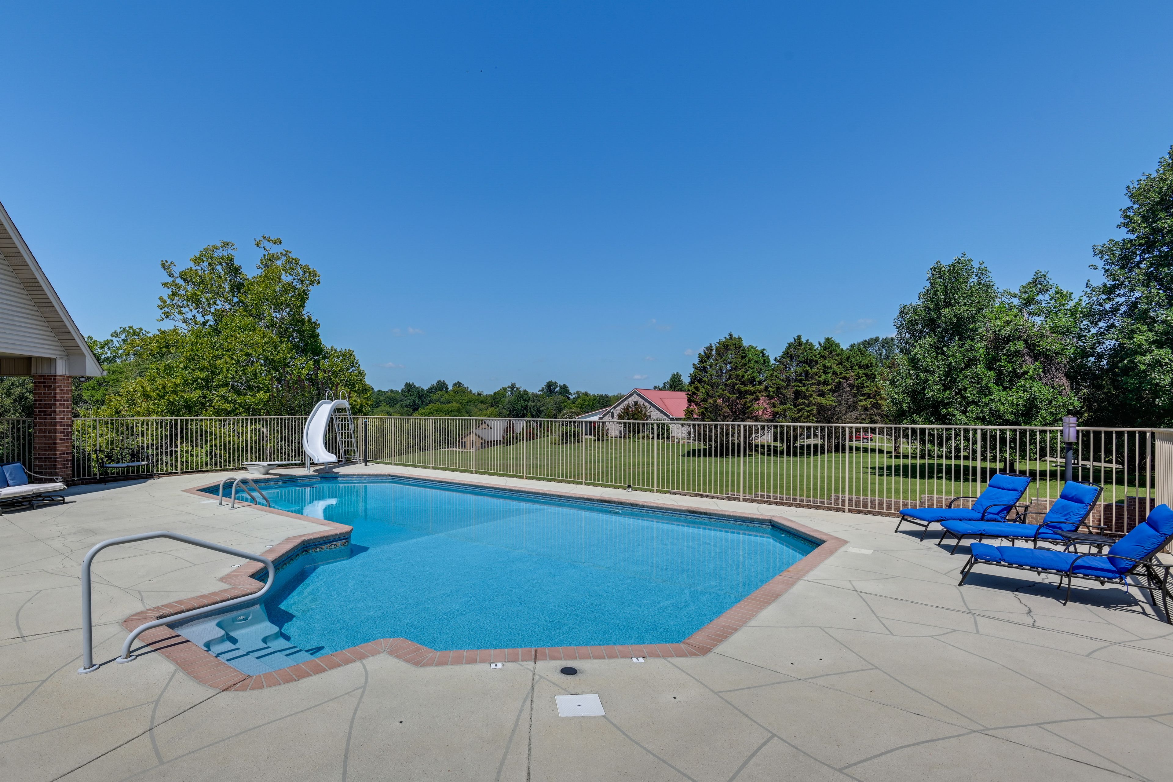 Seasonally Heated Pool | Waterslide