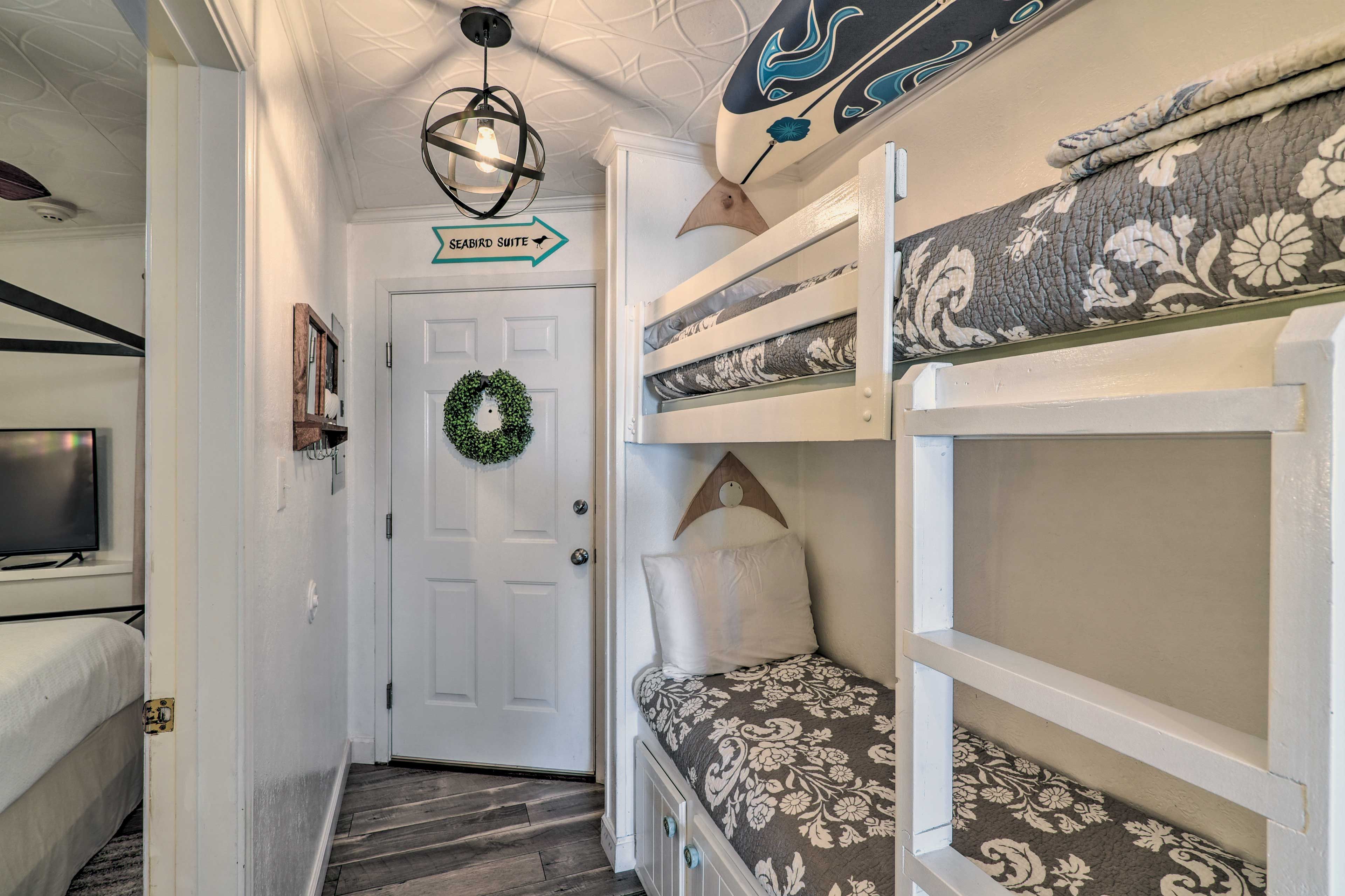 Additional Sleeping | Twin Bunk Bed | Linens Provided