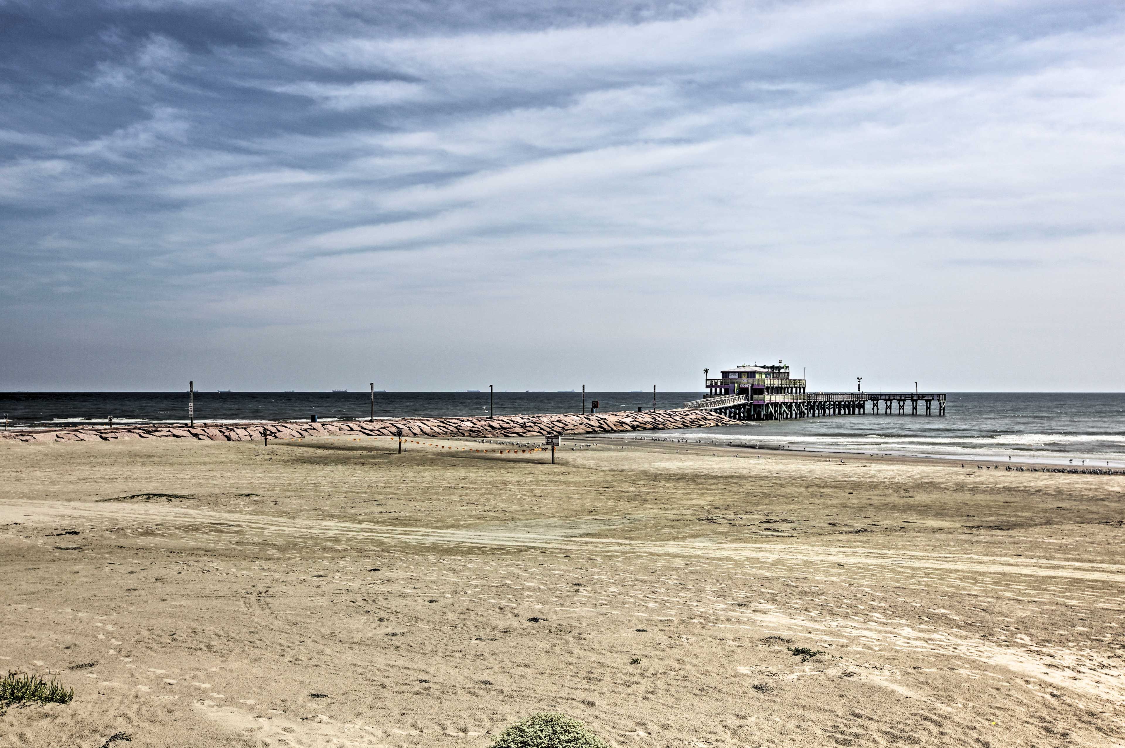 Nearby Galveston Beach