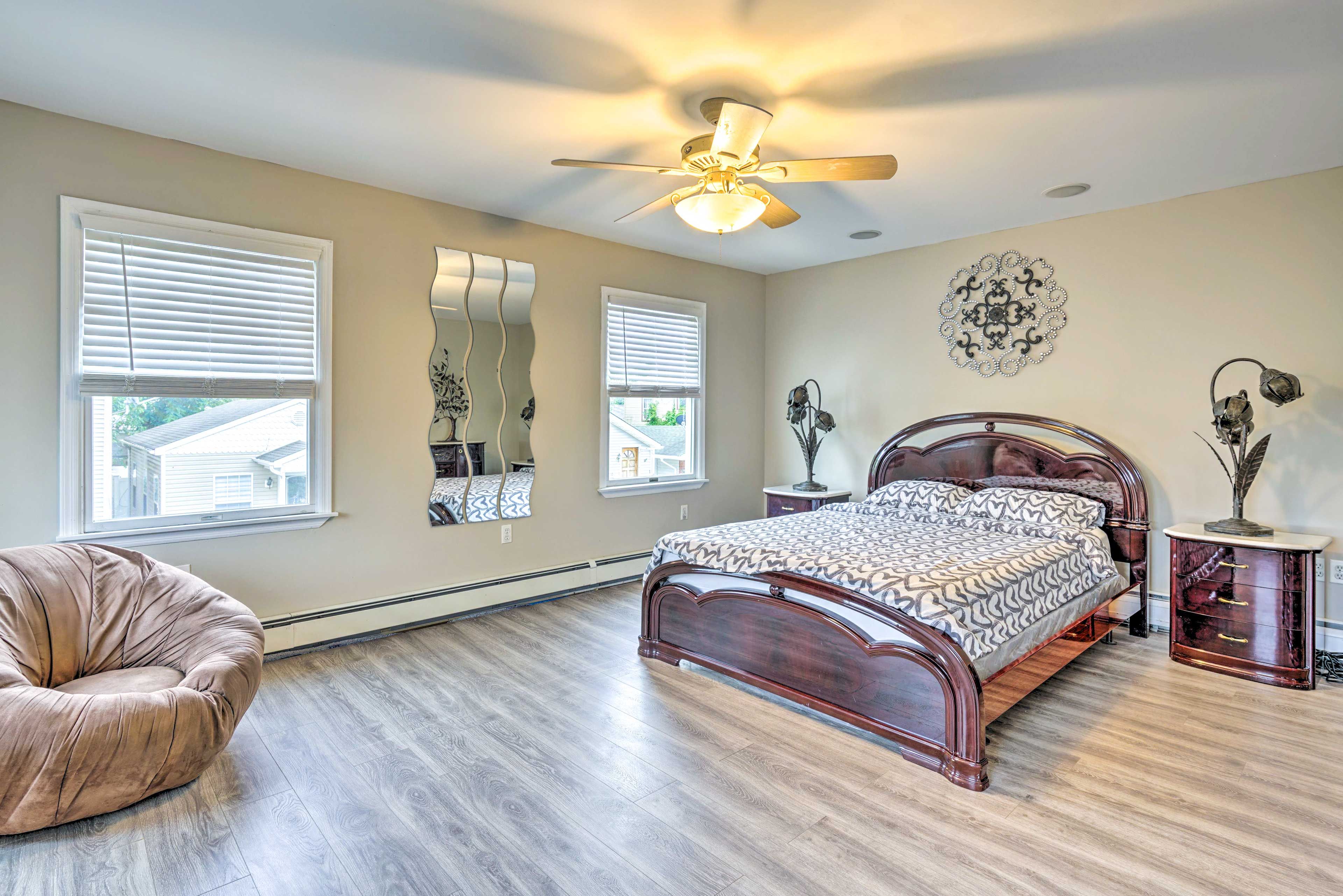 Bedroom 1 | 2nd Floor | Queen Bed | Linens Provided