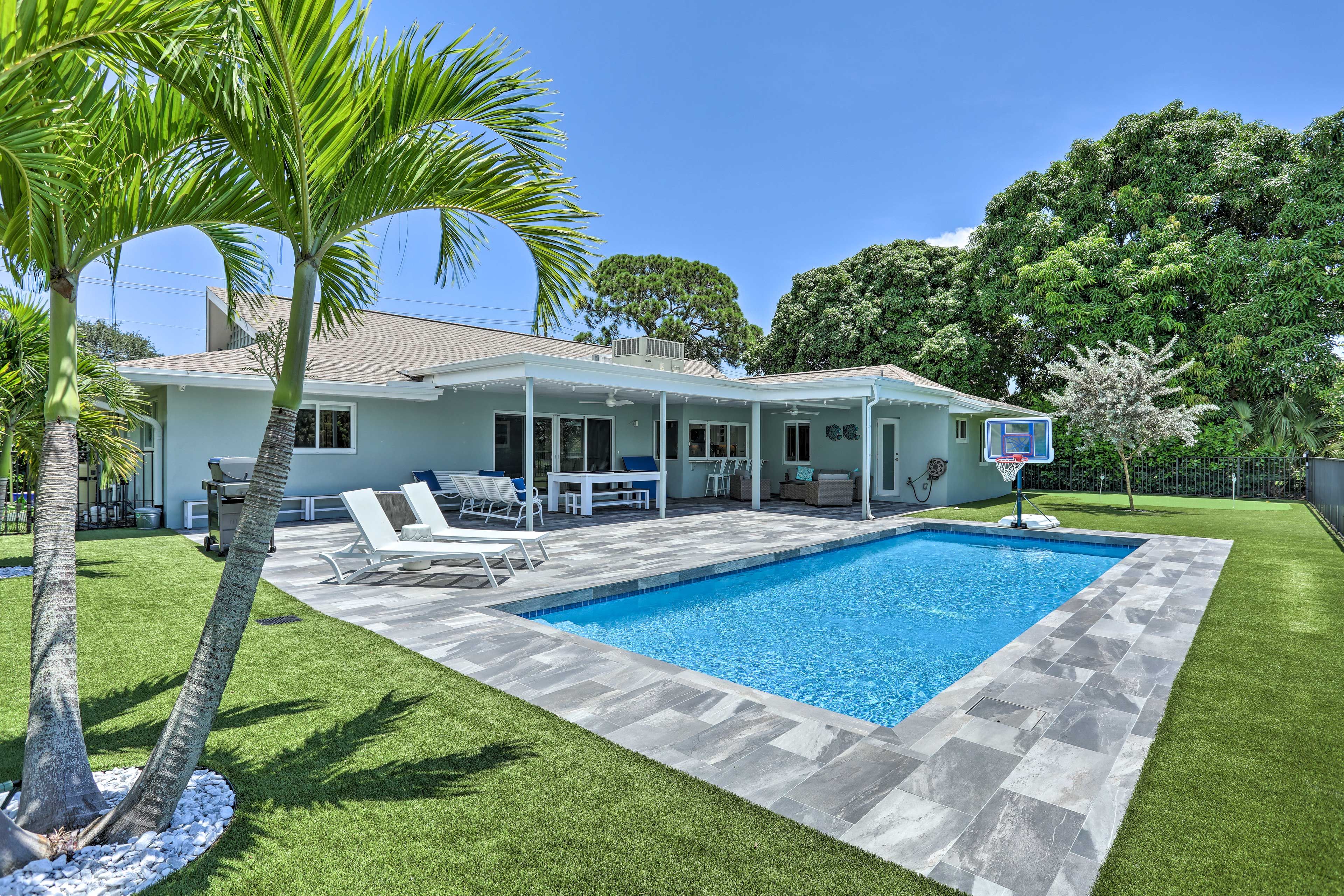 Backyard | Private Pool | Heated Year-Round
