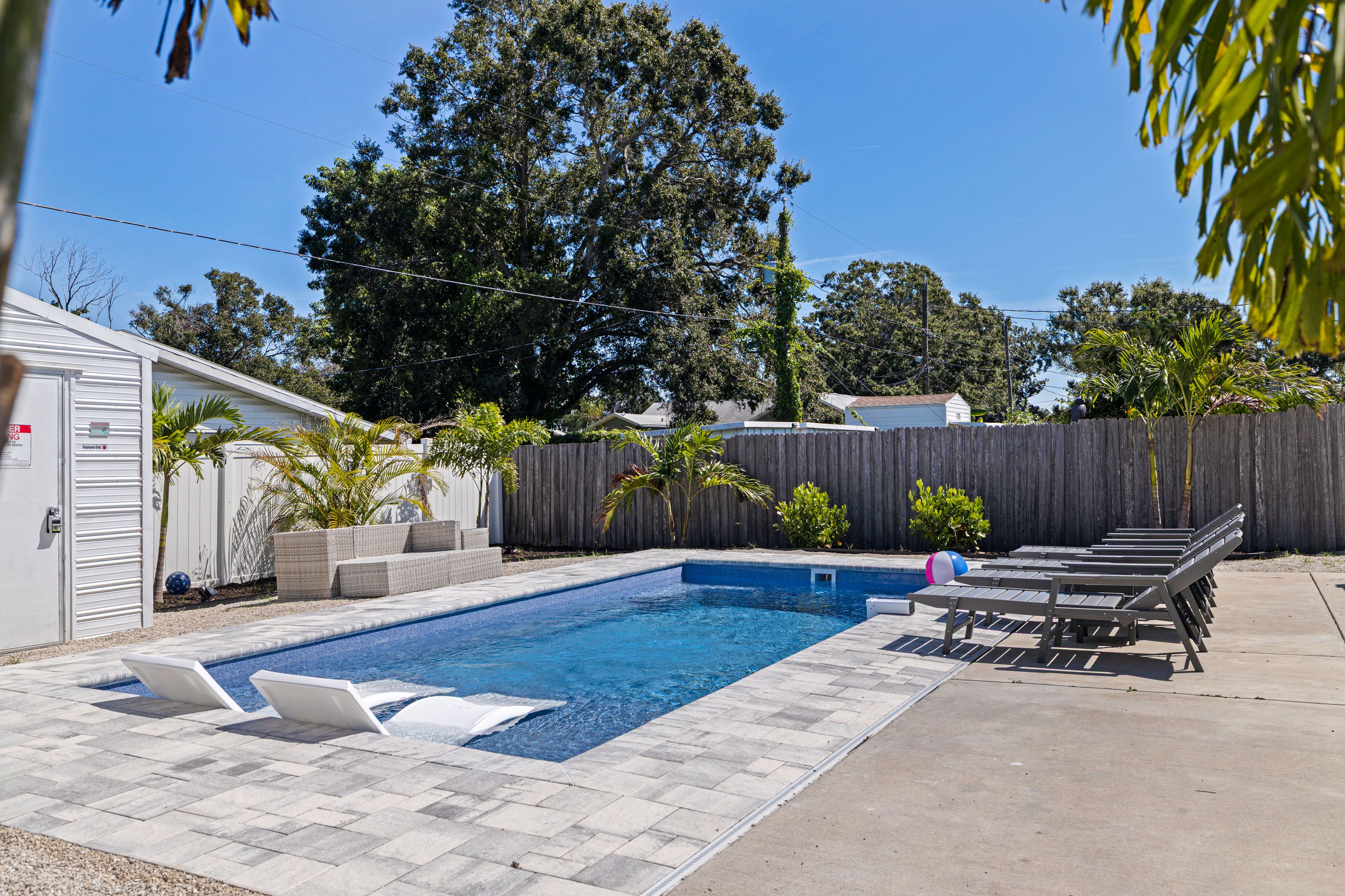 Private Pool (Heated or Cooled w/ Fee) | Lounge Chairs | Gas Fire Pit