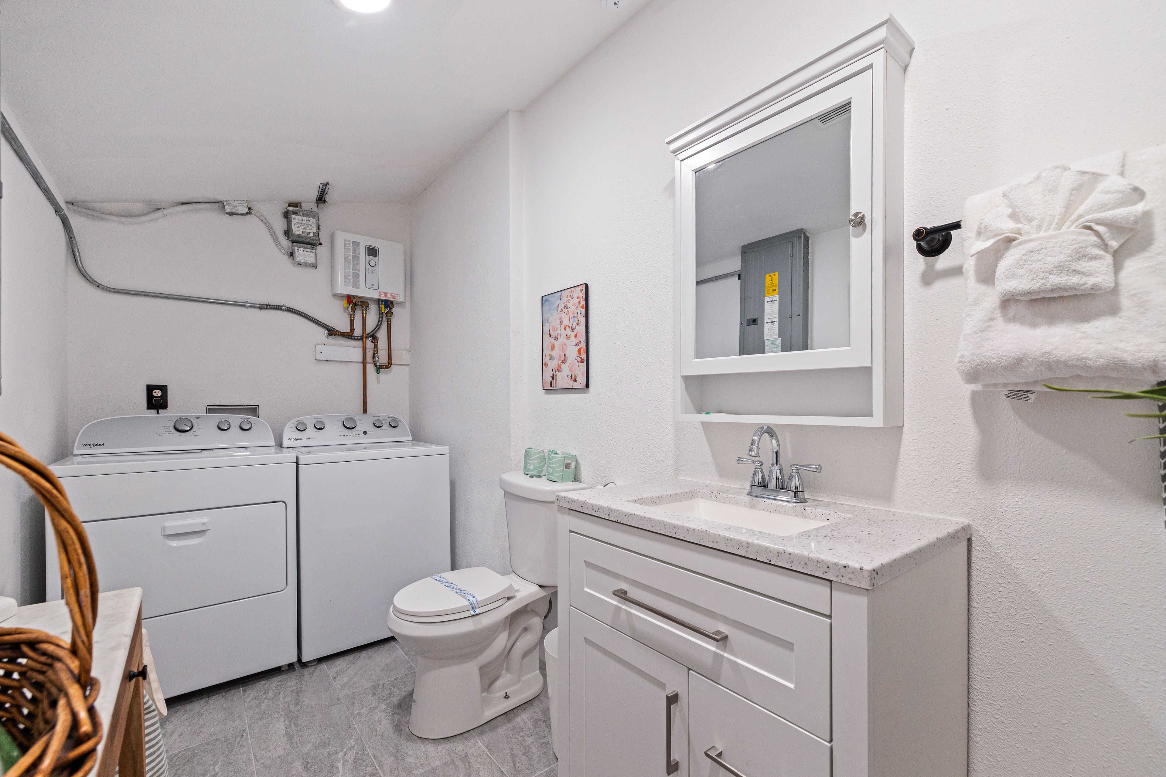 Half Bathroom | Laundry Area | Laundry Detergent