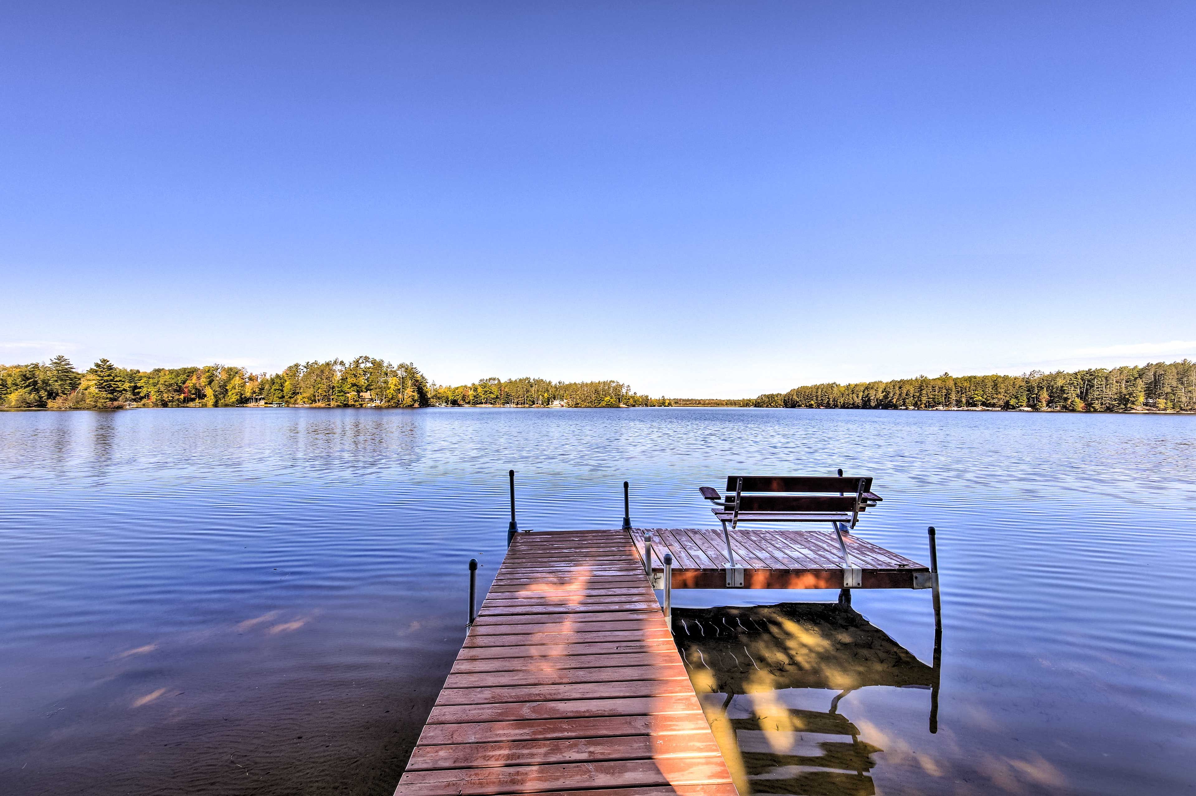 Boat Dock | Bedroom/Full Bathroom on 1st Floor