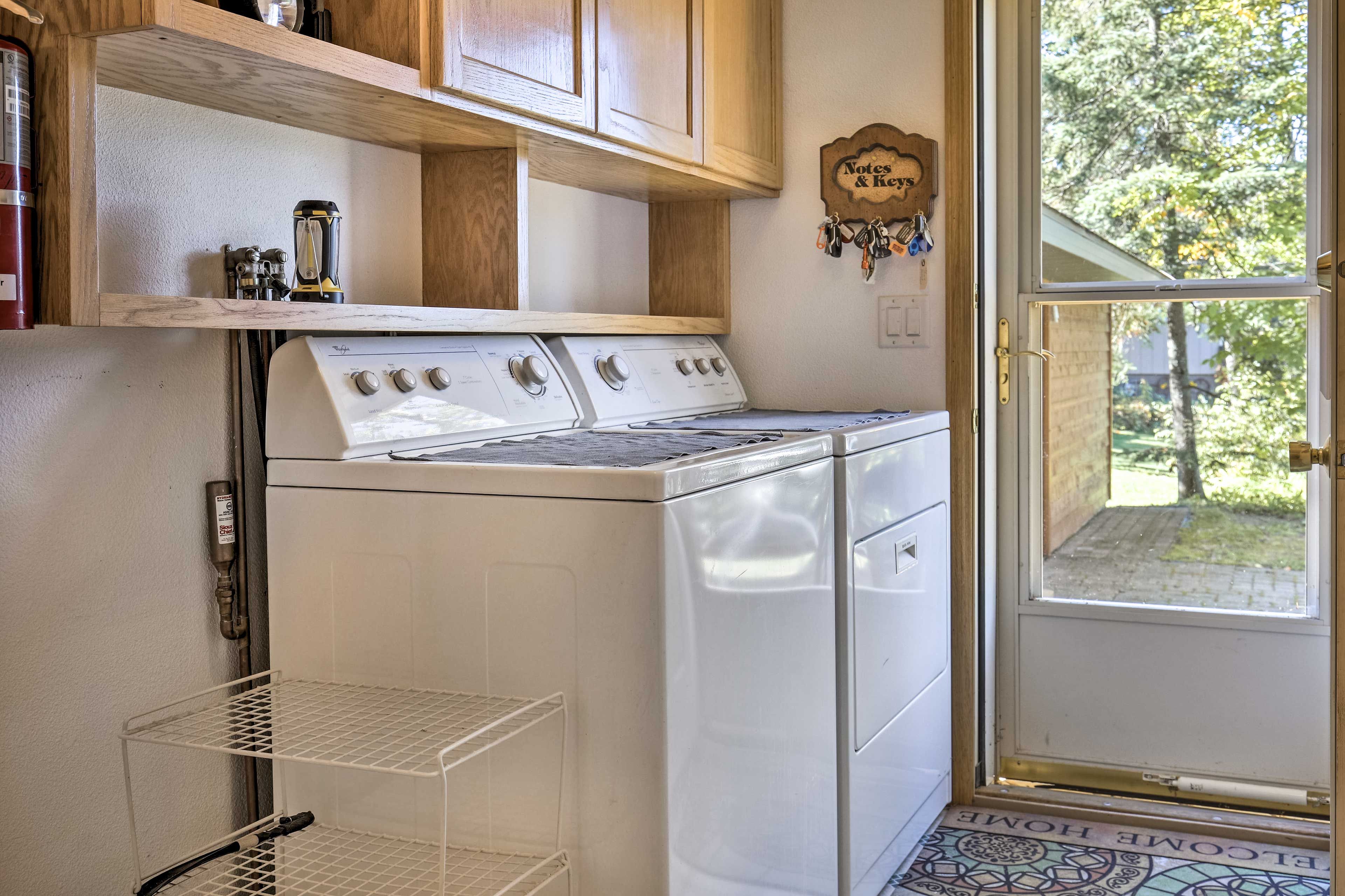 Laundry Area | Washer/Dryer | Laundry Detergent | Iron/Board