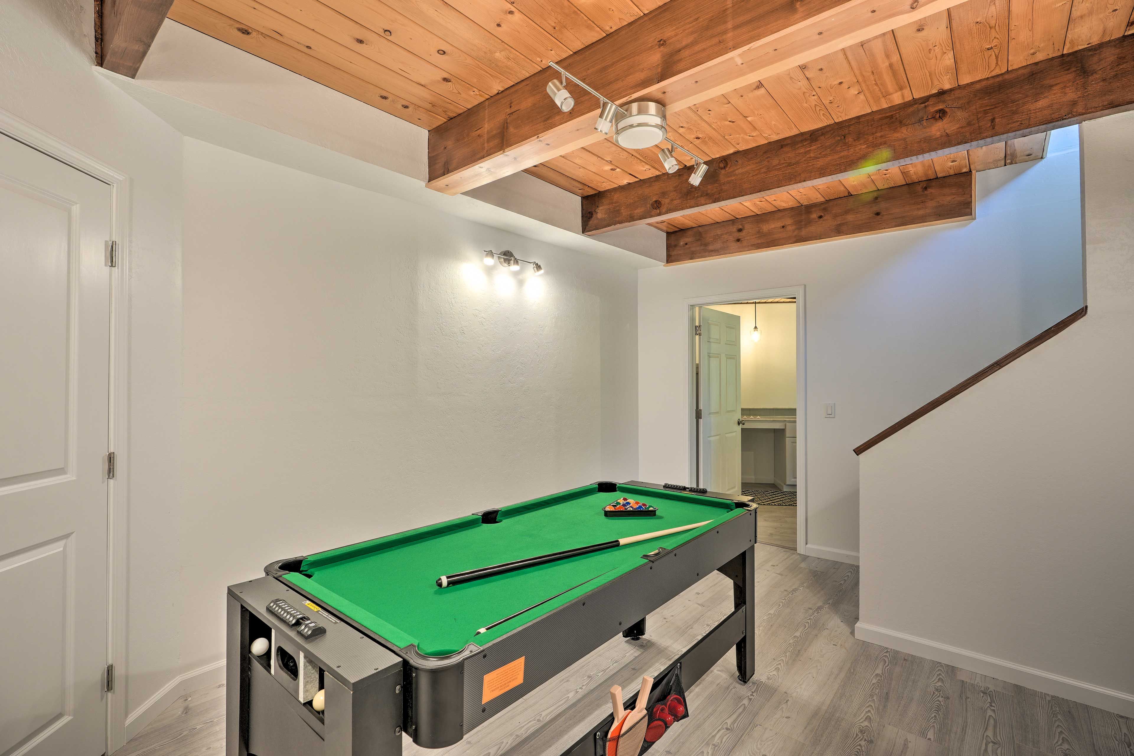 Lower Level | Pool/Ping Pong Table Combo