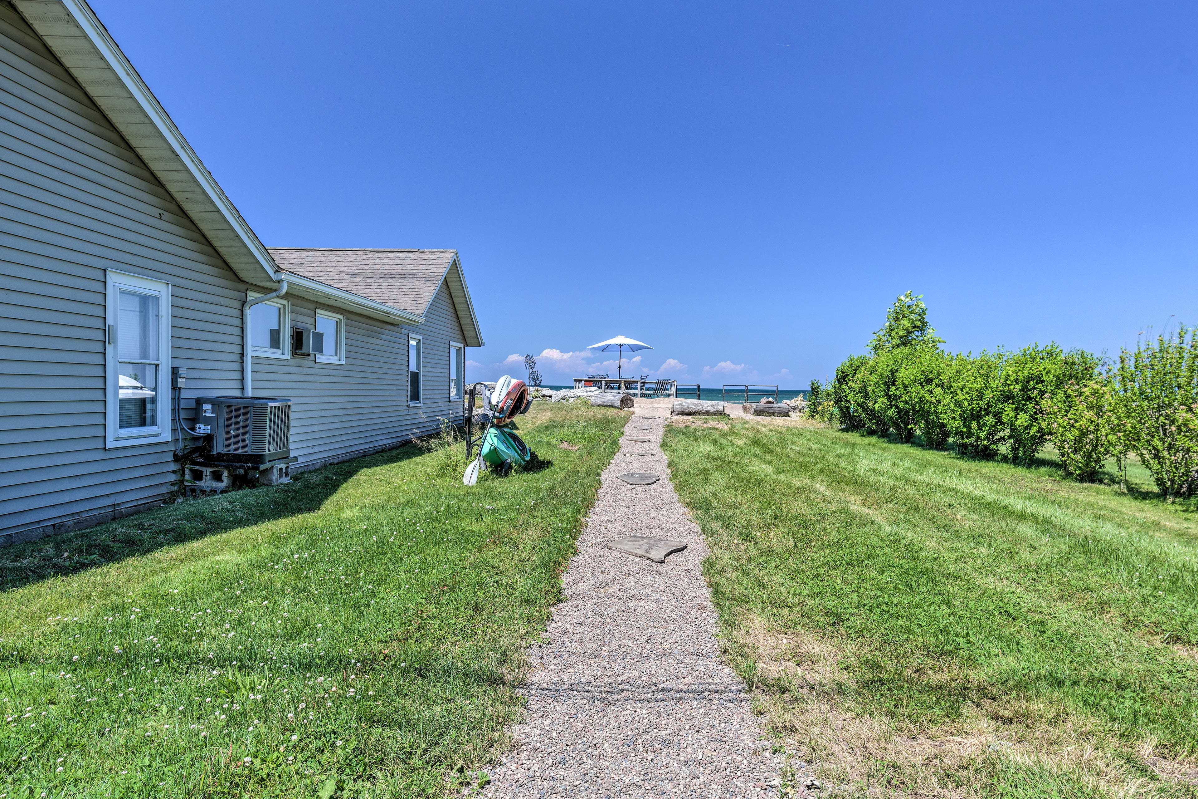 Walking Path to Lake