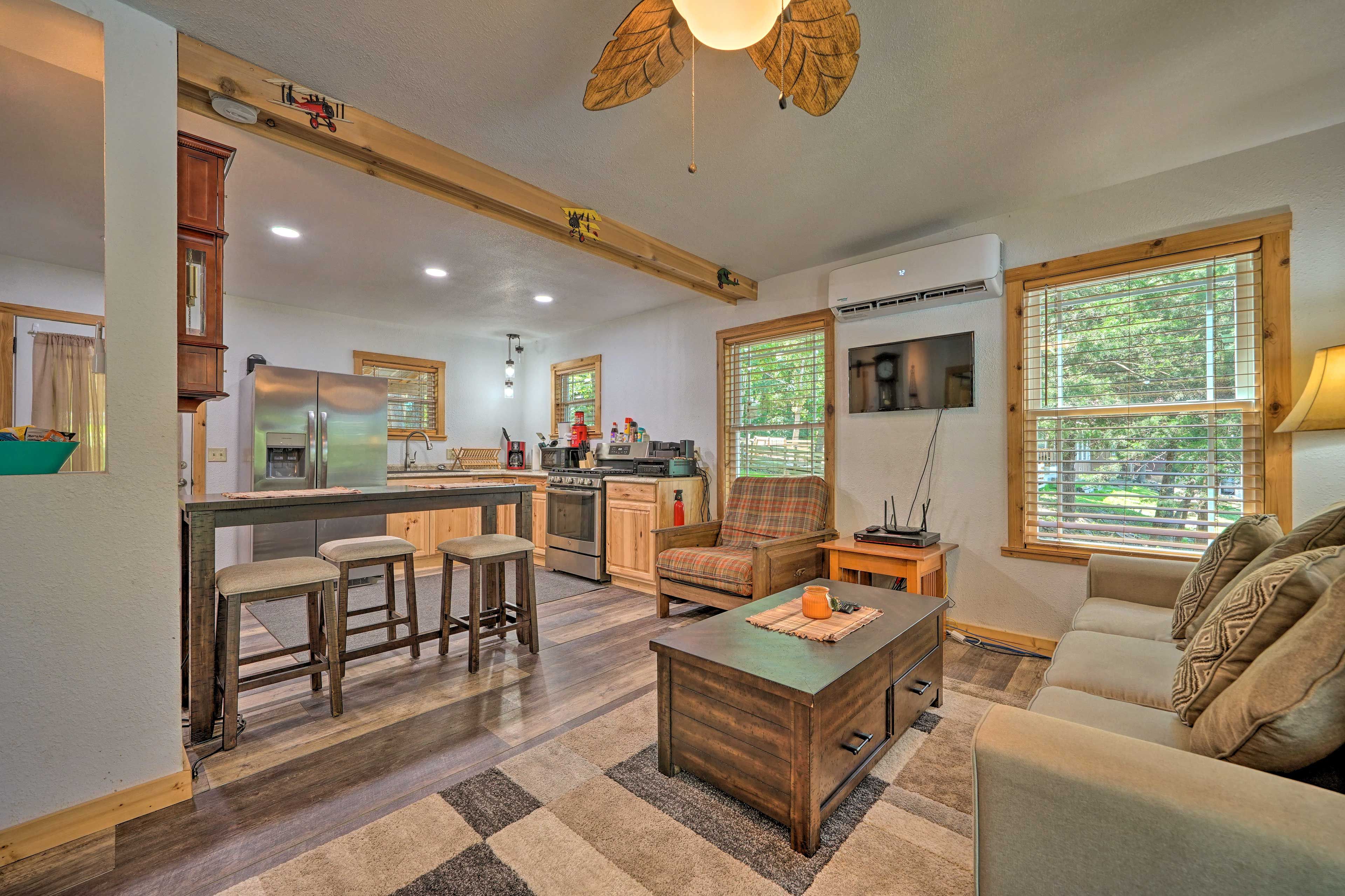 Living Room | Sleeper Sofa | Futon | Electric Fireplace