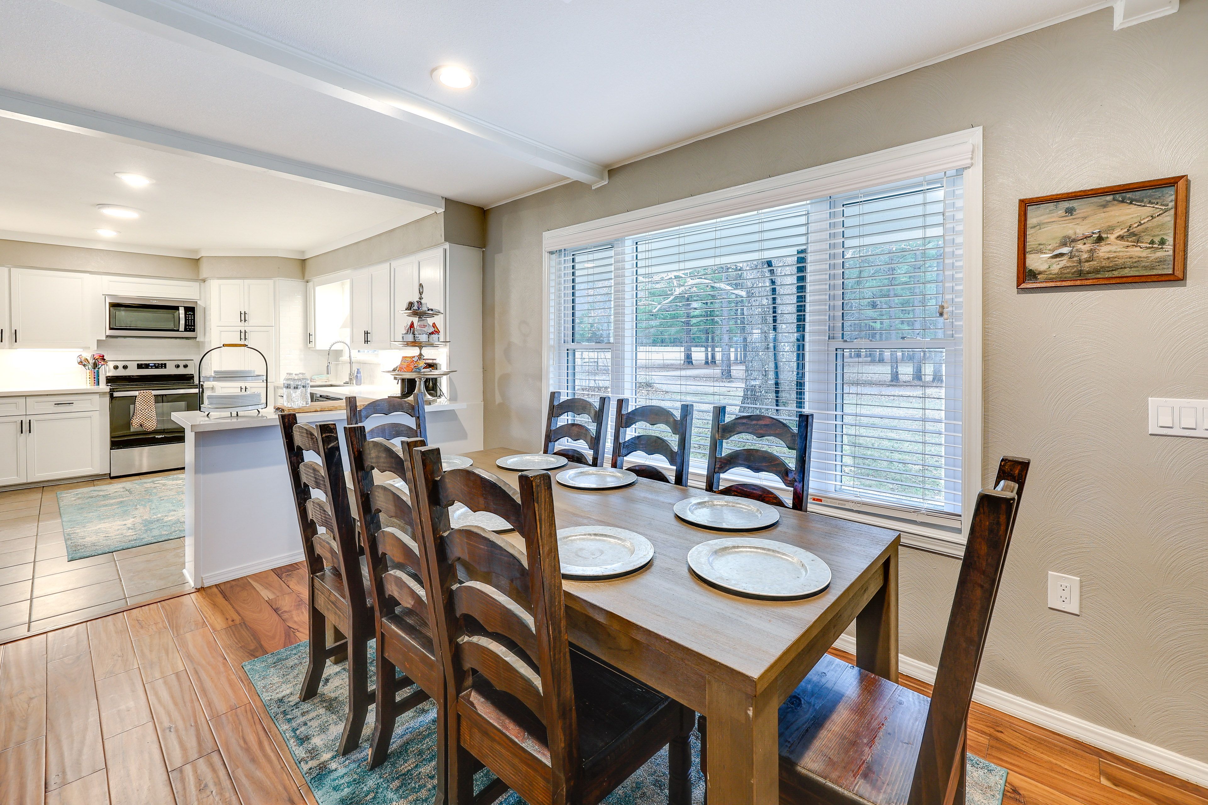 Dining Area | Dishware & Flatware | Trash Bags & Paper Towels