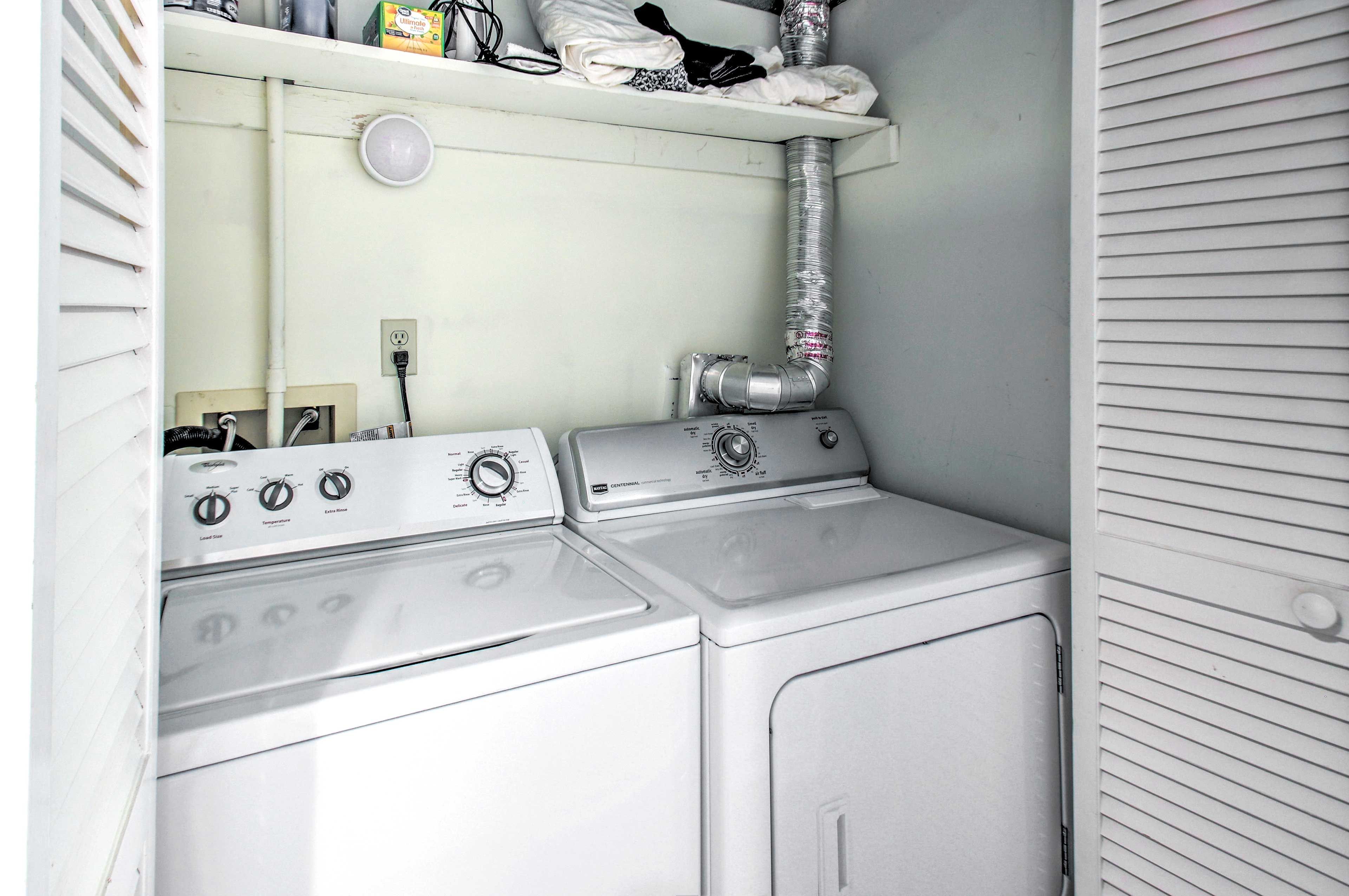 Laundry Area | Detergent Provided