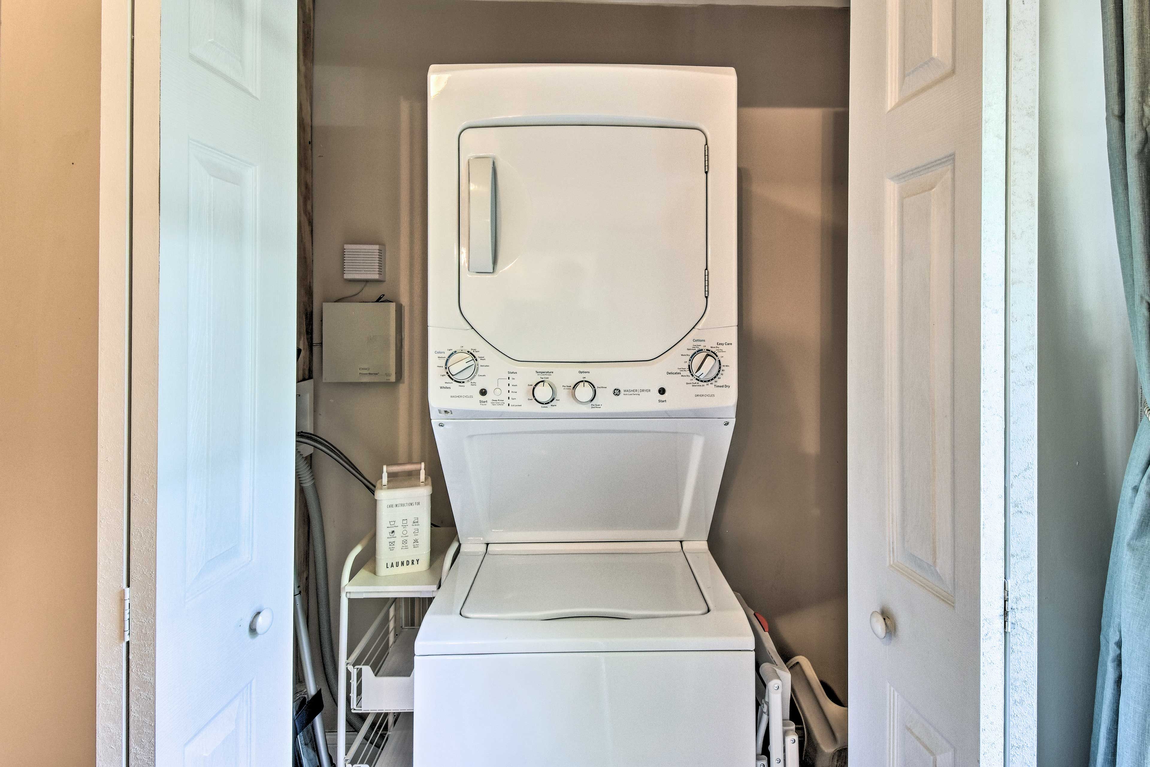 Laundry Closet | Laundry Detergent Provided | Iron/Board