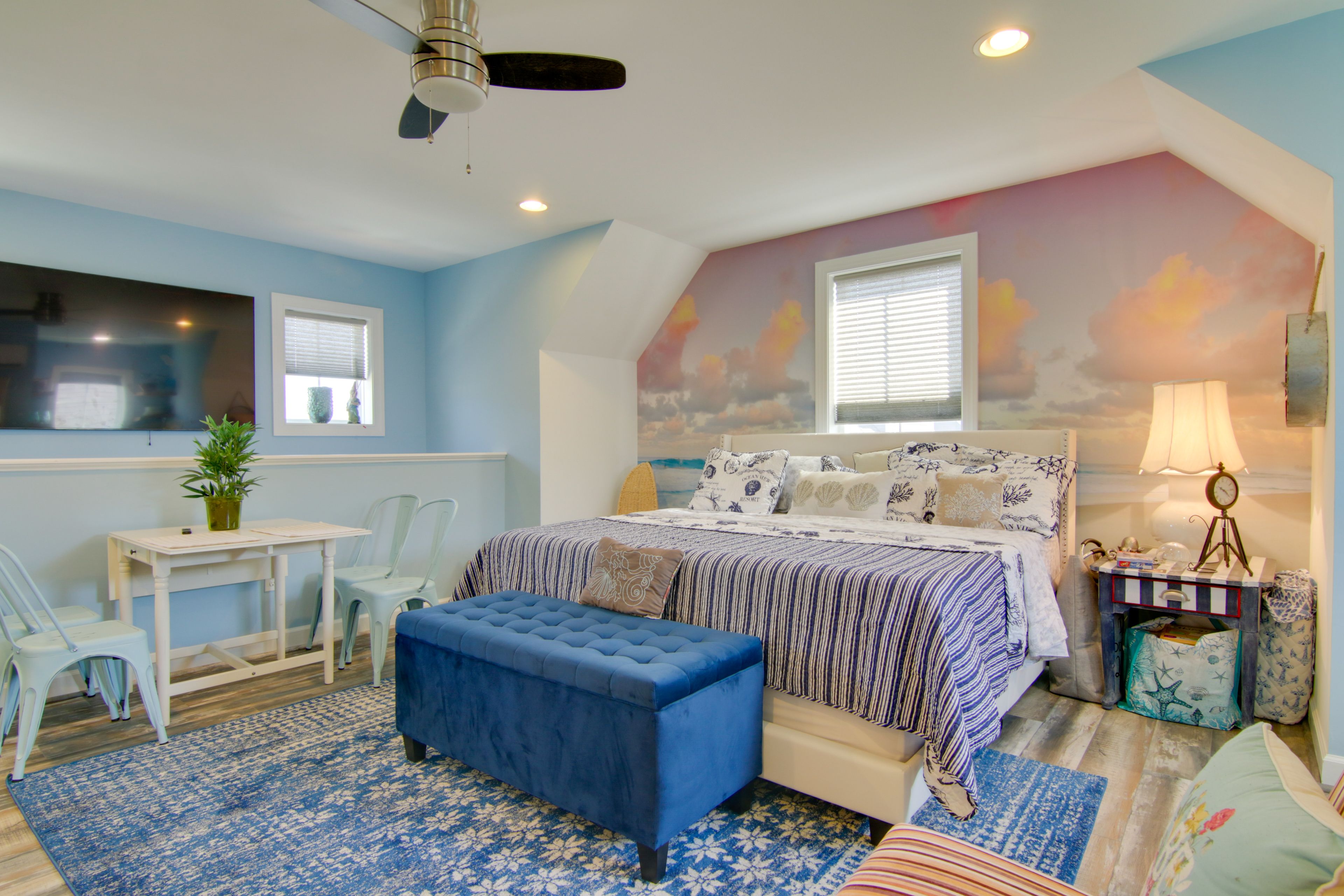 Millville Vacation Rental | Studio | 1BA | Stairs Required | 500 Sq Ft