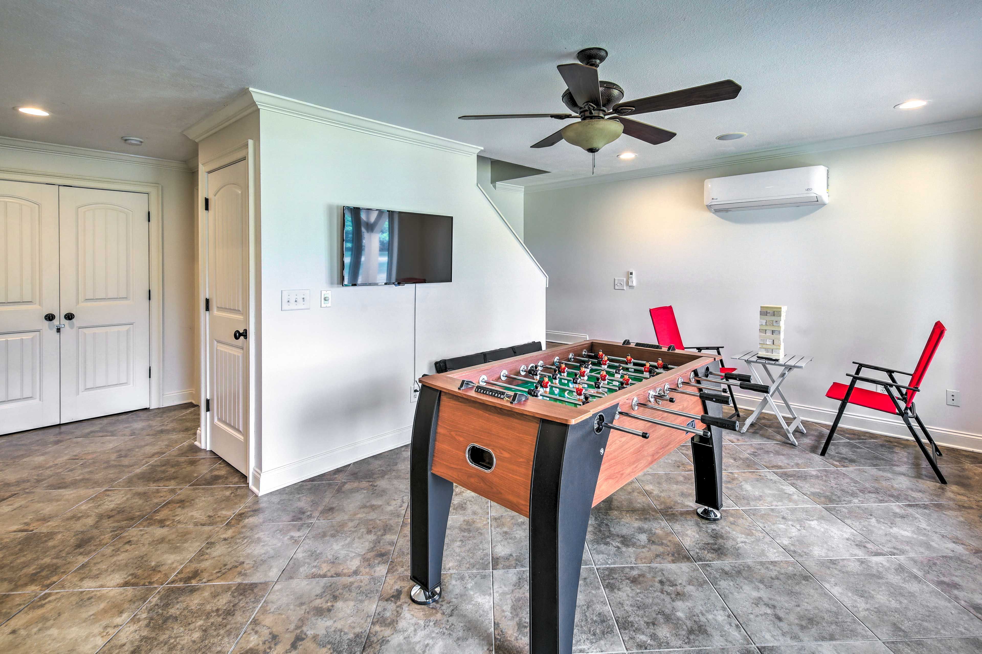 Game Room | Foosball | Jenga | Kitchenette