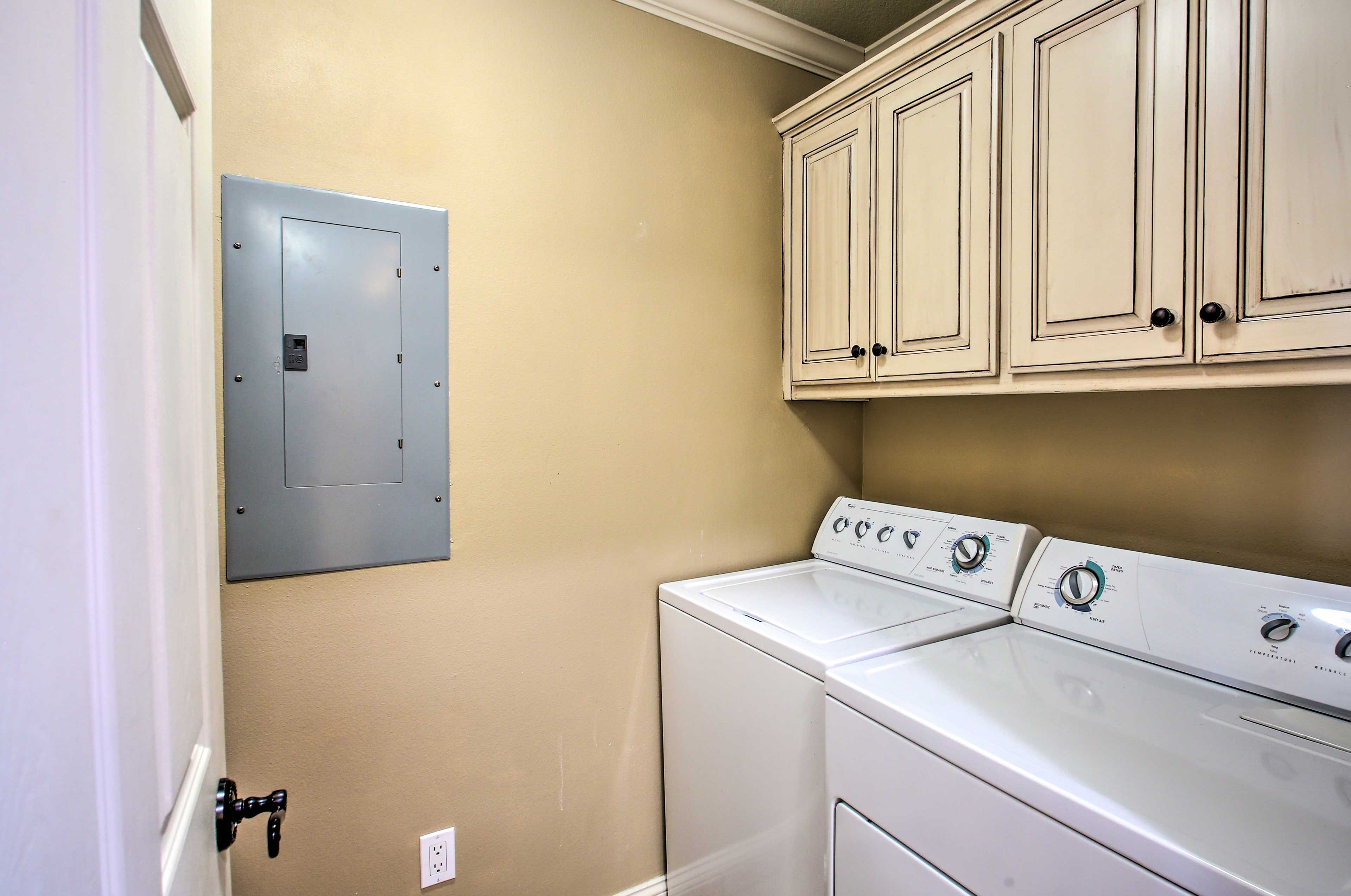 Laundry Area | Washer/Dryer | Iron/Board