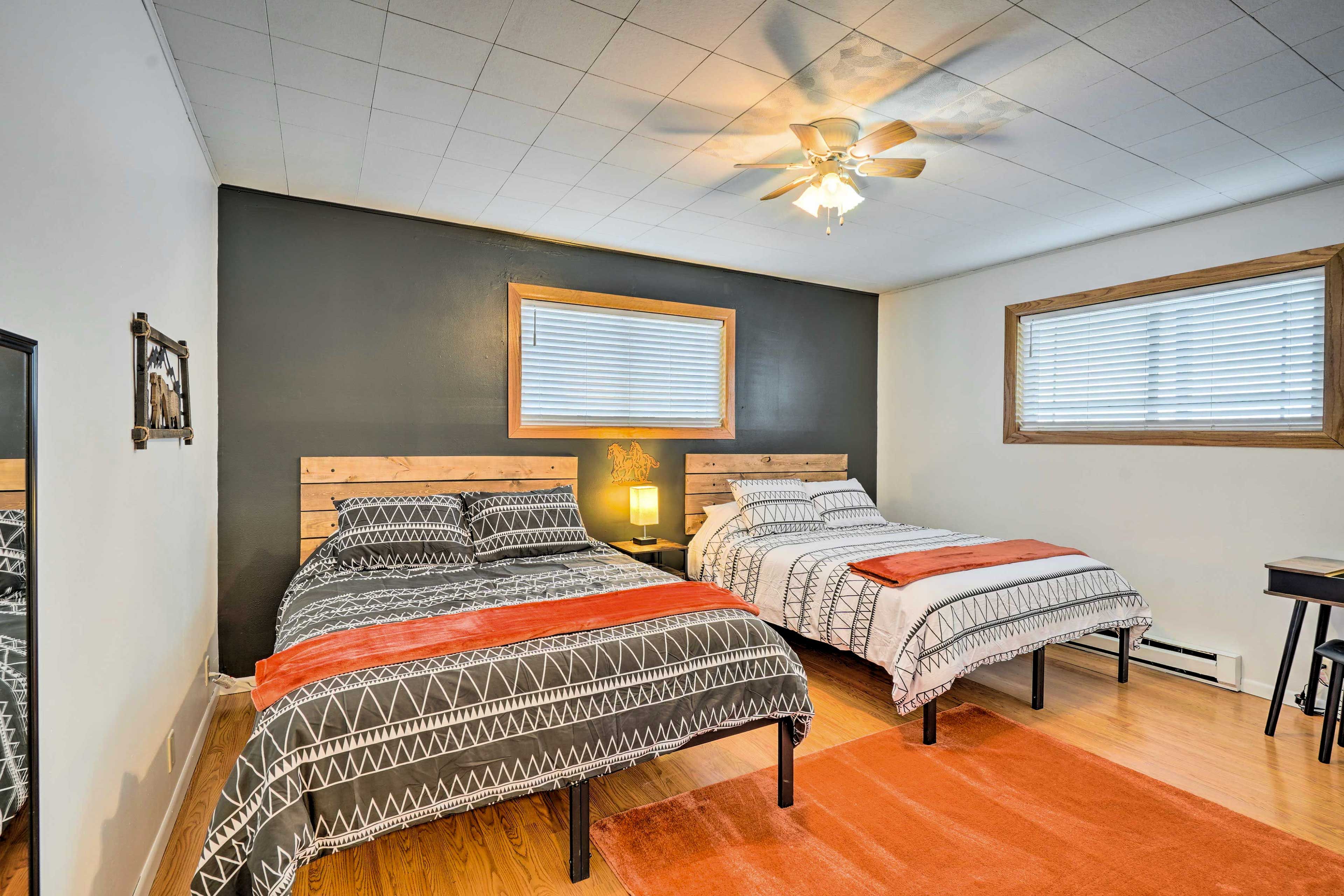Bedroom 1 | 2 Queen Beds | Linens Provided