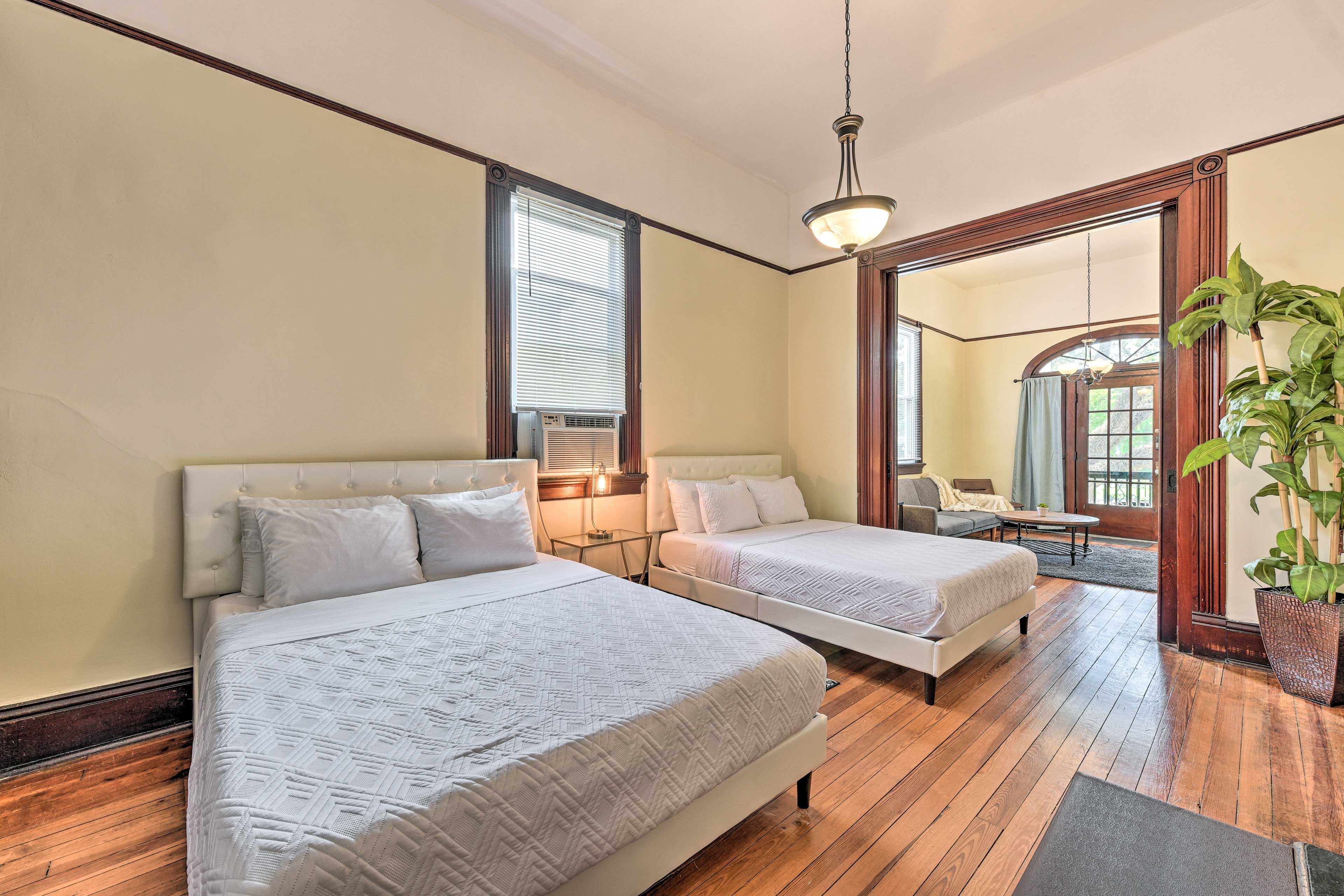 Bedroom 2 | 2 Queen Beds | Linens Provided