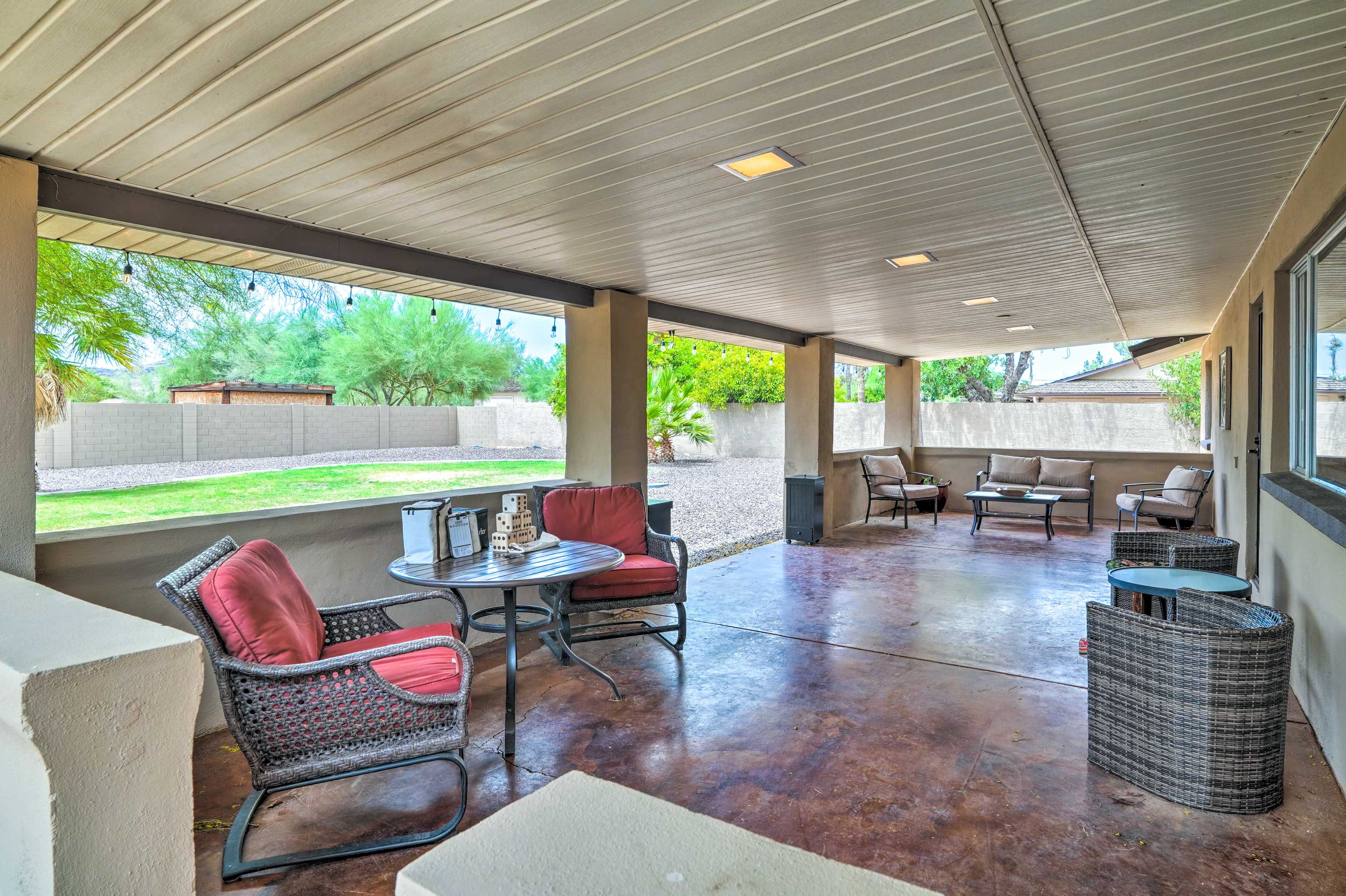 Covered Patio | 1 Exterior Security Camera