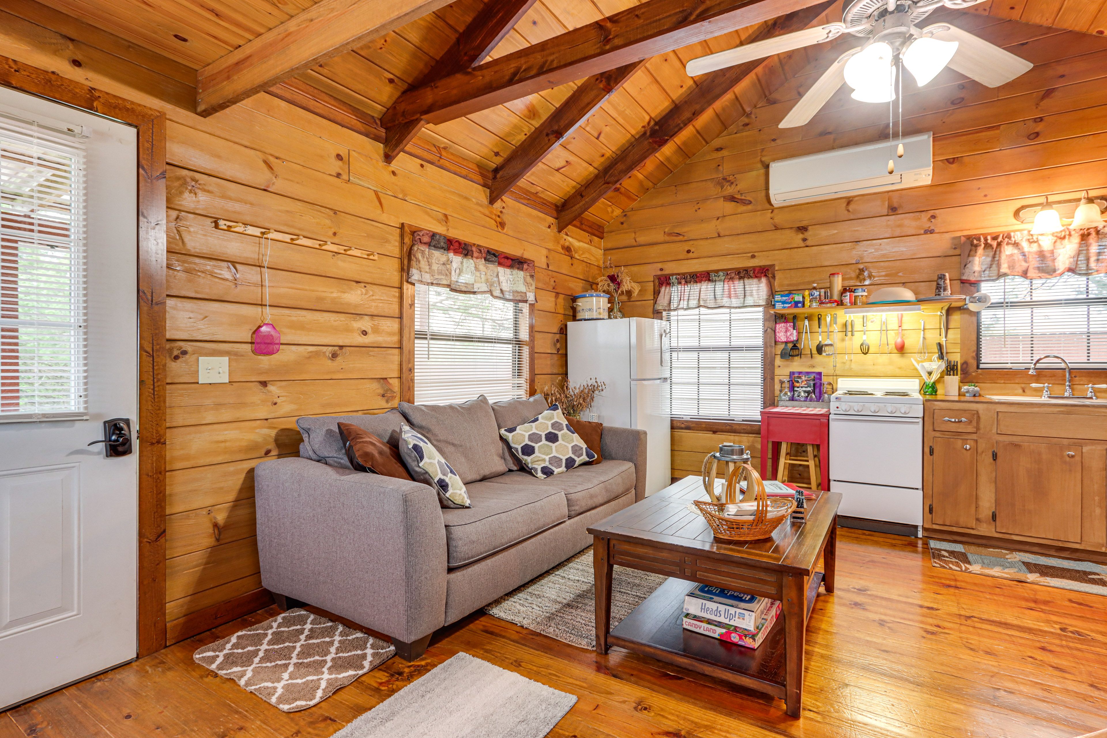 Living Area | Queen Sleeper Sofa | Smart TV | Split-Unit A/C