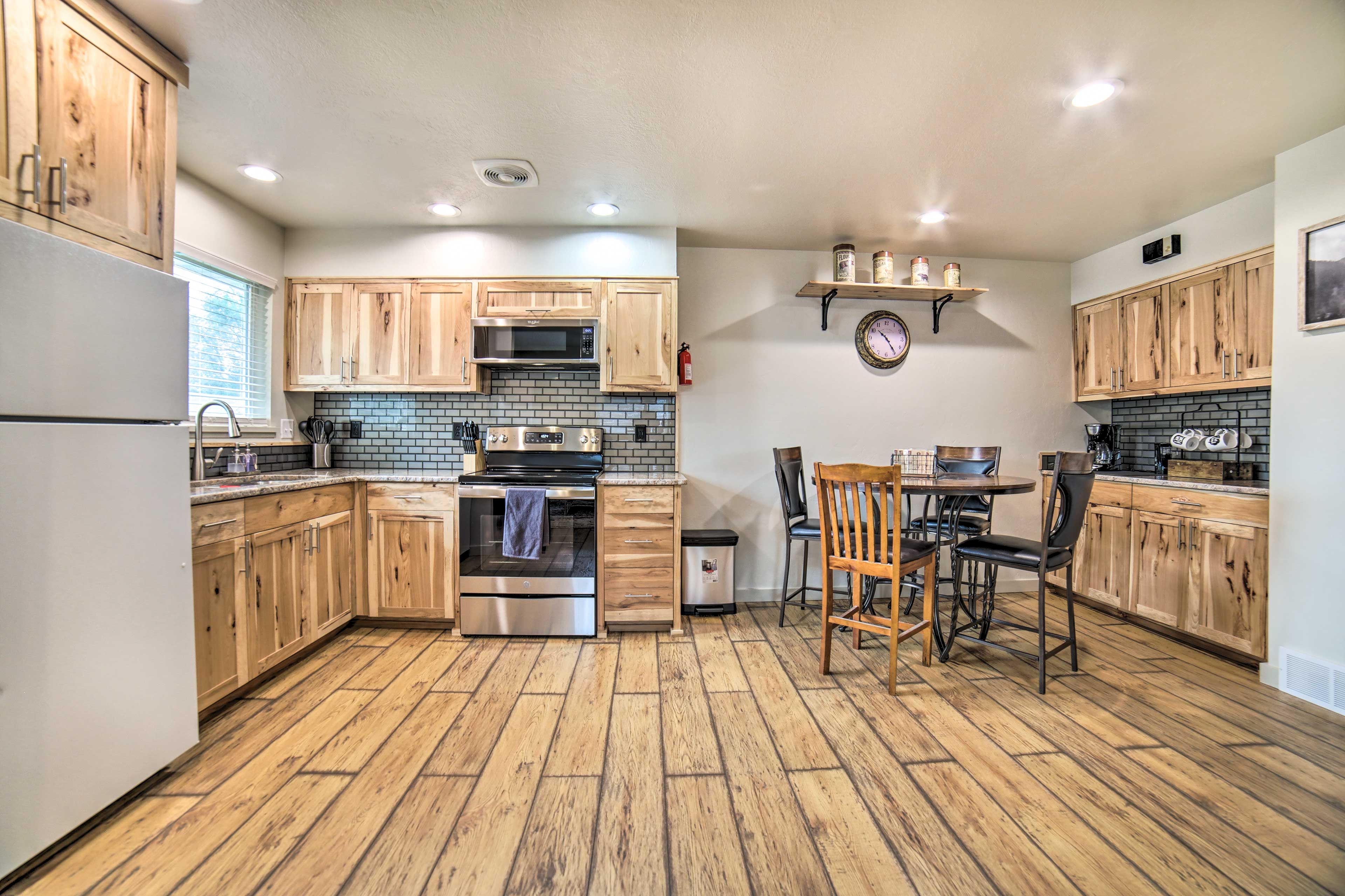 Pocatello Vacation Rental | 1BR | 1BA | 800 Sq Ft | Stairs Required to Enter
