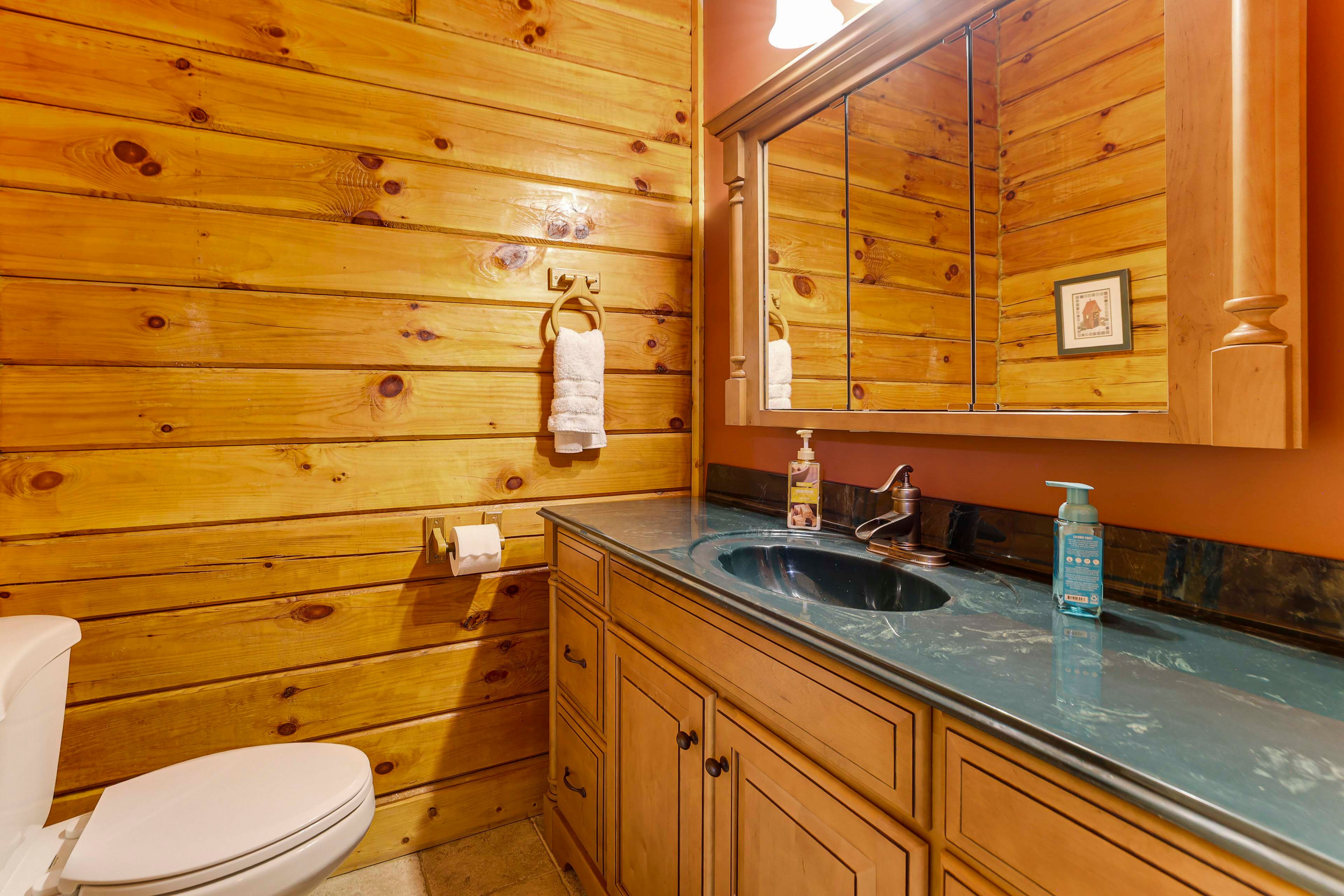 Half Bathroom | Main Level | Hair Dryer