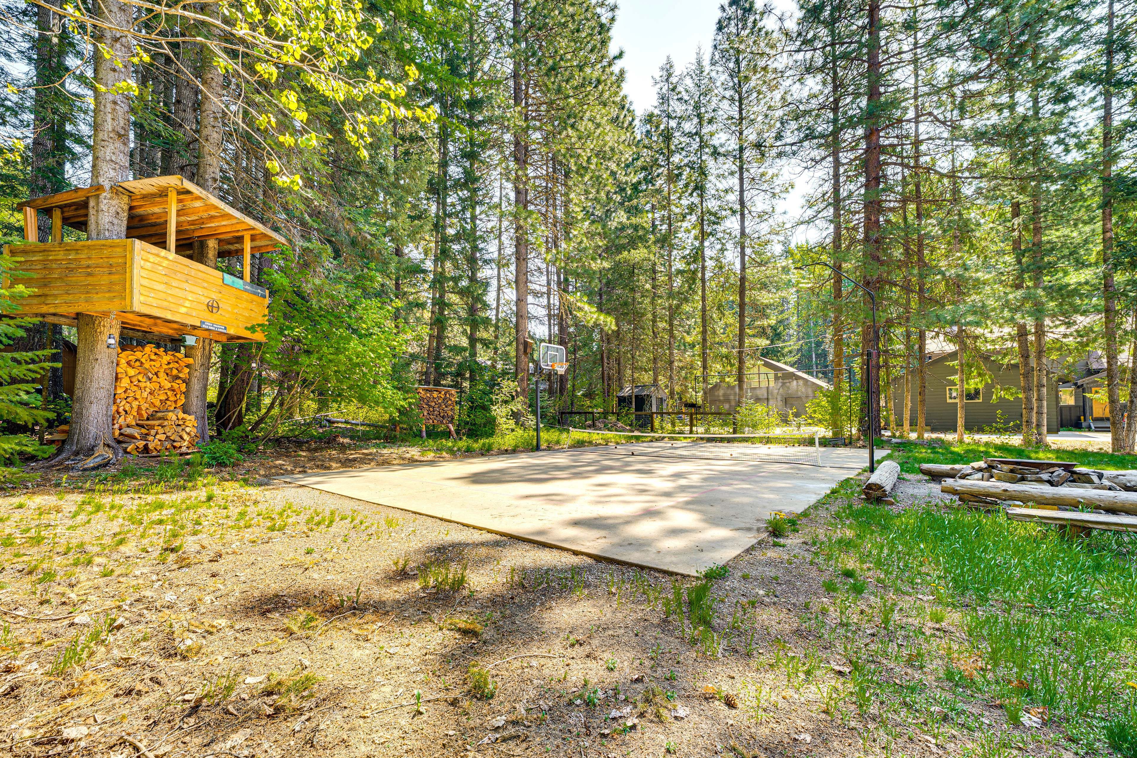 Private Sports Court (Basketball, Volleyball & Pickleball)