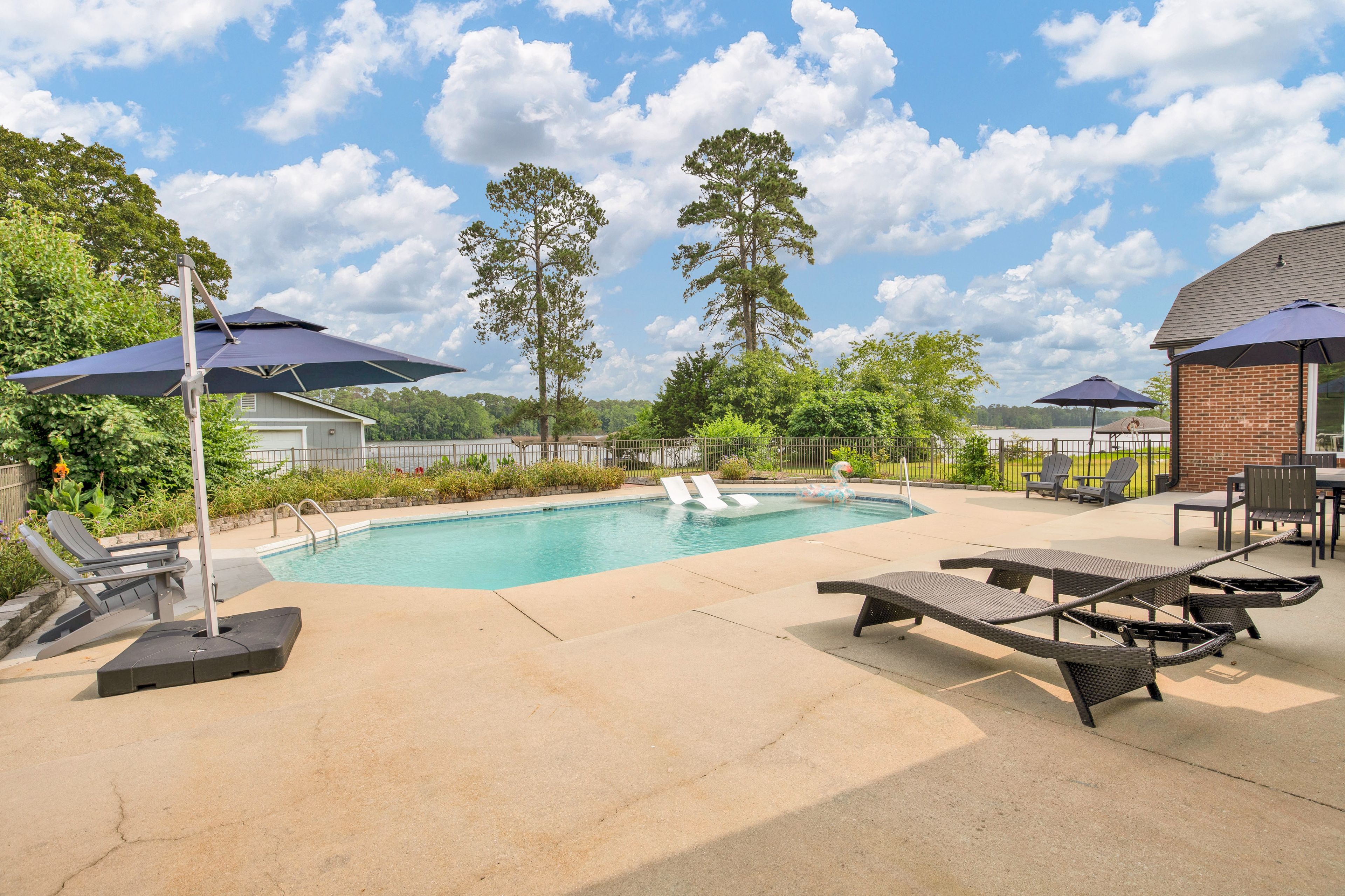 Private Backyard | Gas Grill | Pool Toys | Lounge Chairs | Beach Towels
