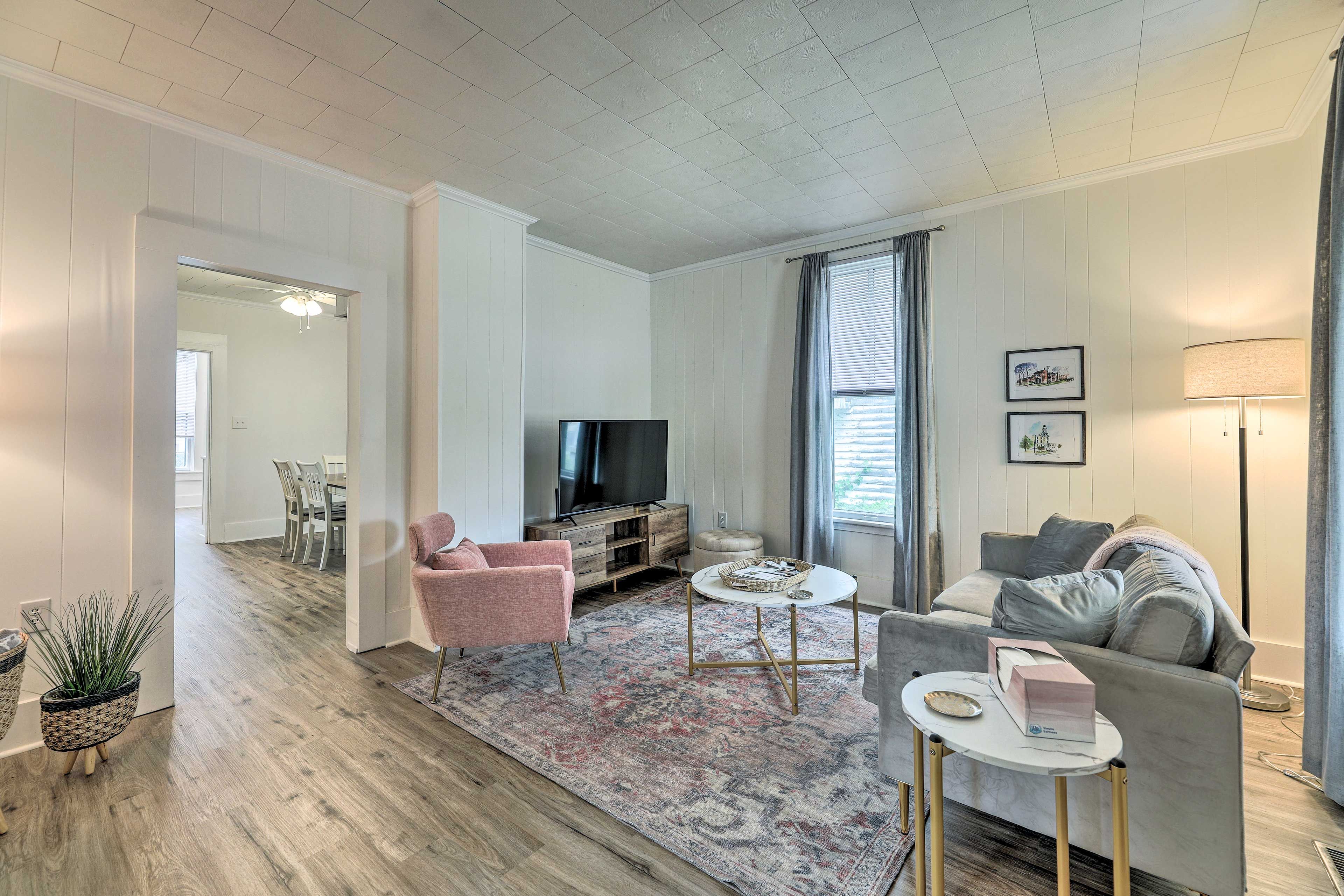 Greenville Vacation Rental | 3BR | 1BA | Stairs Required | 1,058 Sq Ft