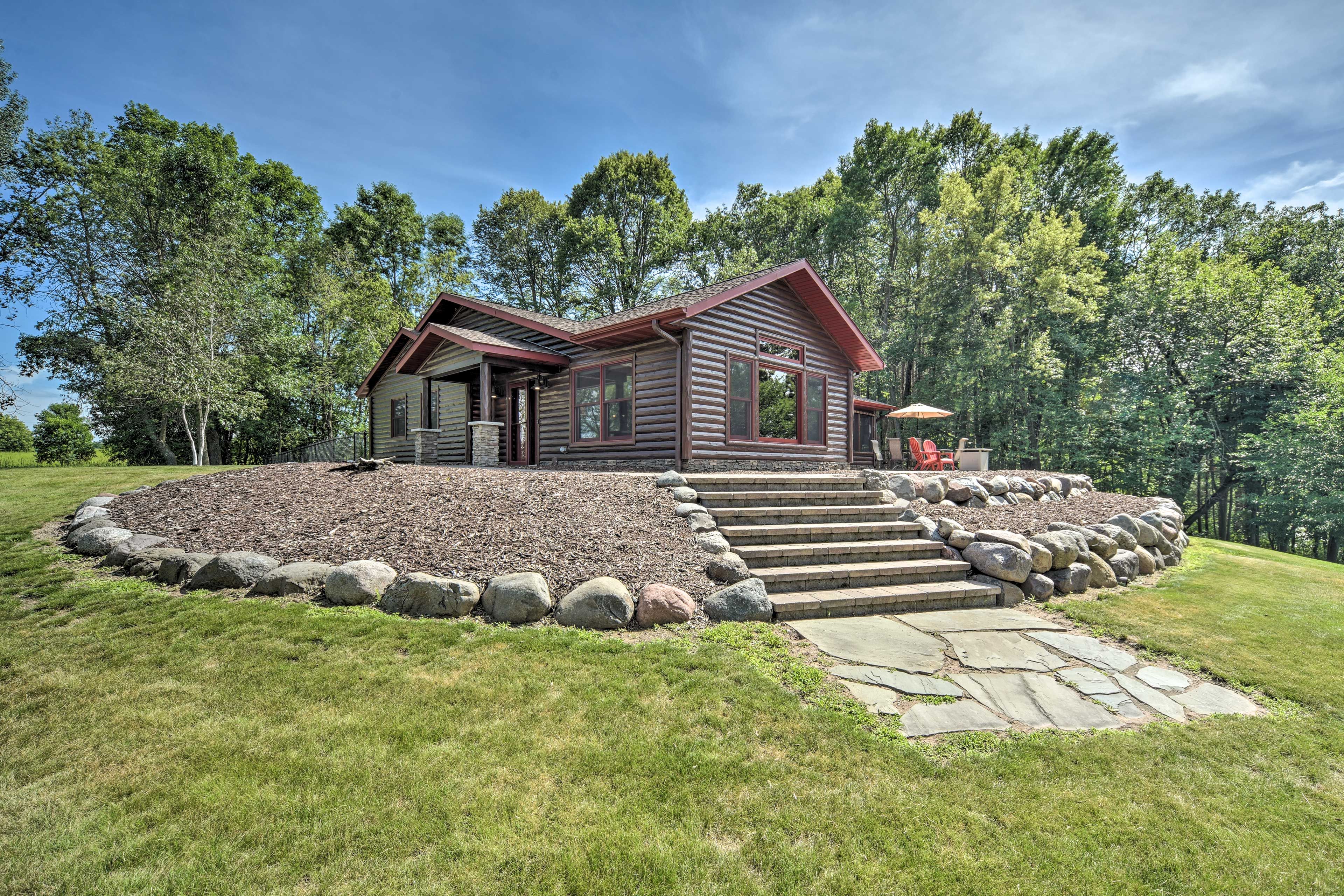 Grantsburg Vacation Rental | 2BR | 1BA | 1,350 Sq Ft | Step-Free Access