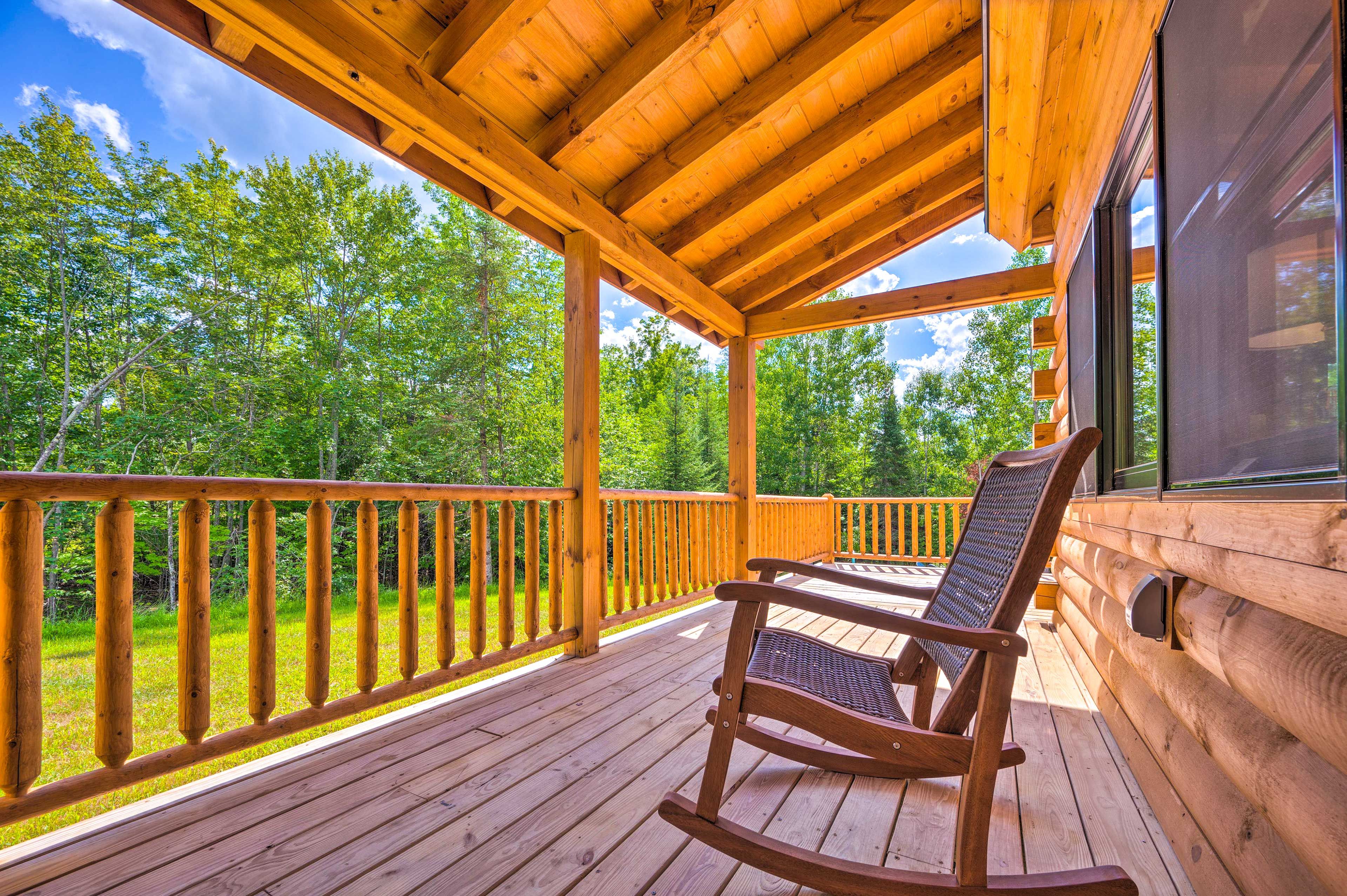 Wraparound Deck | Bedroom/Full Bathroom on 1st Floor